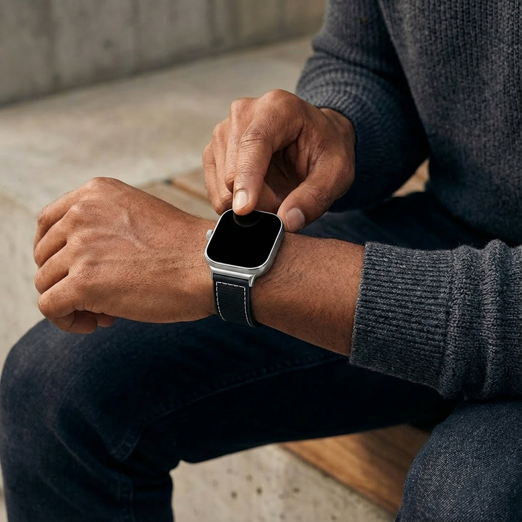 Xiaomi Smart Band 9 Pro Nylon Hybrid Strap (Black)