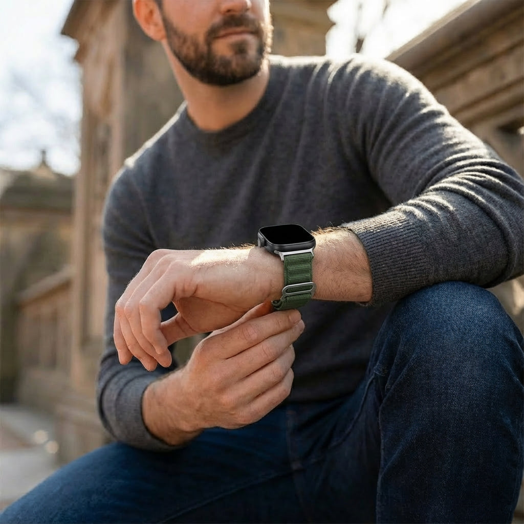 Redmi Watch 4 Alpine nylon bandje (groen)