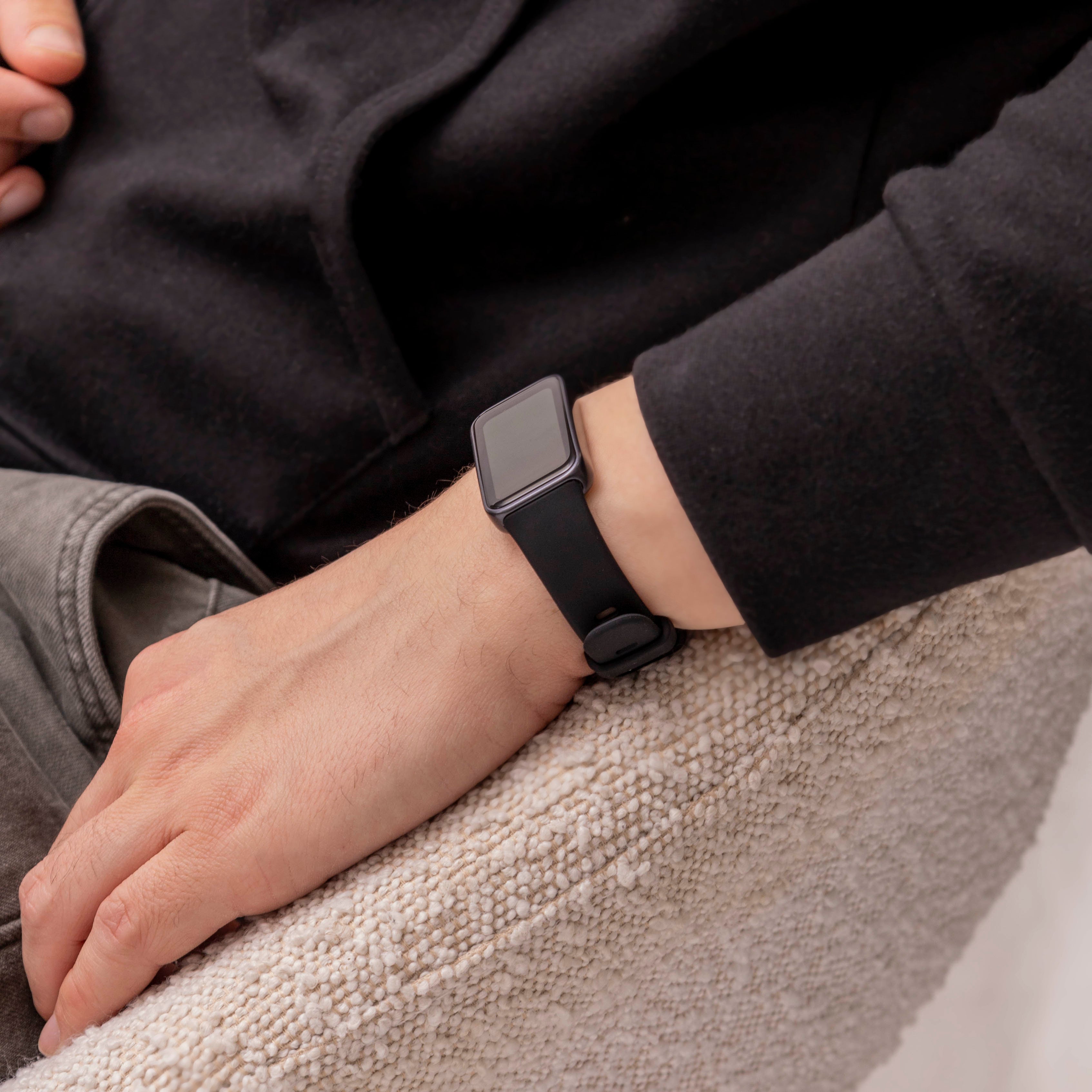 Huawei Band 8 classic siliconen bandje (zwart)
