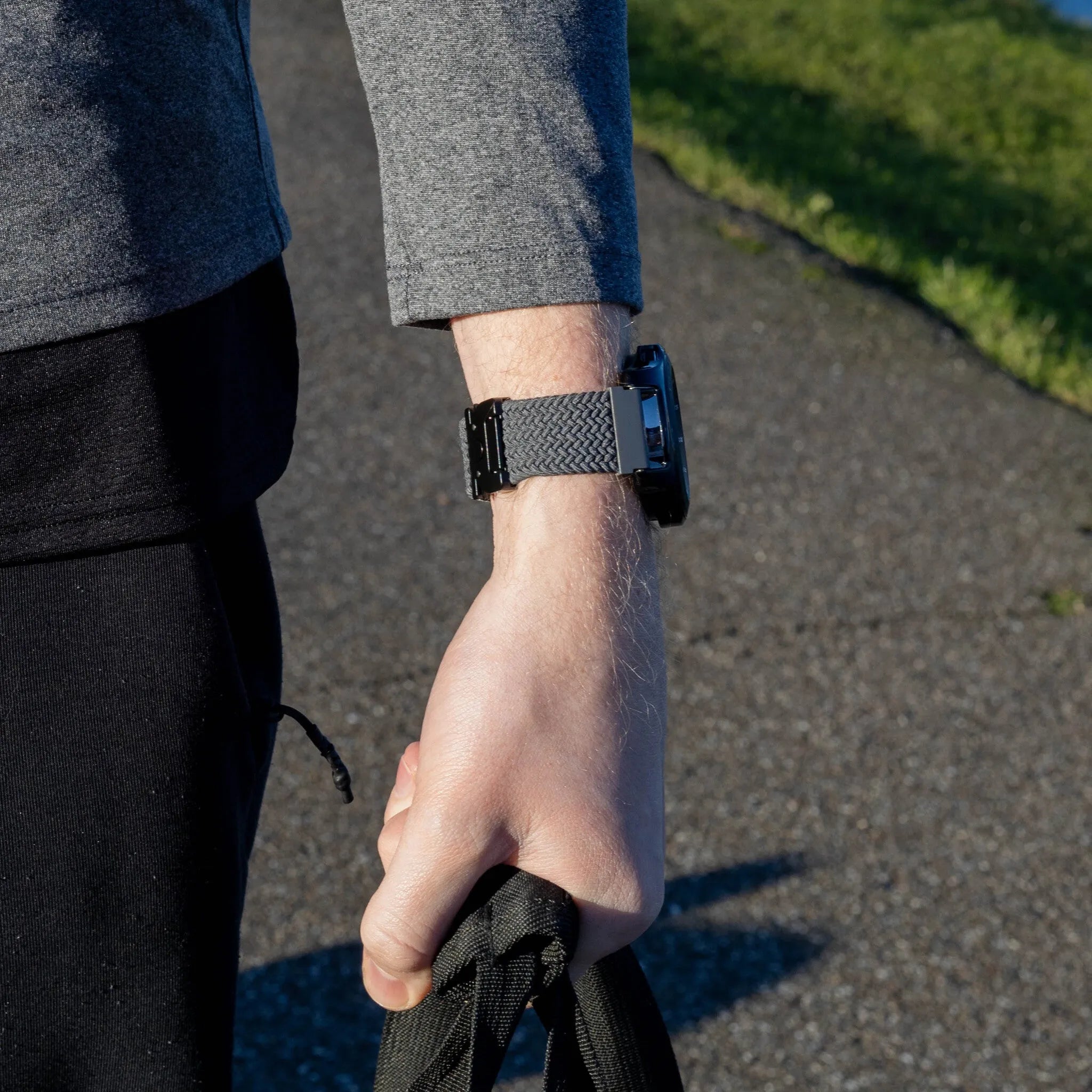 ICE Fit 1.78 Braided Strap P-Buckle (Grey)