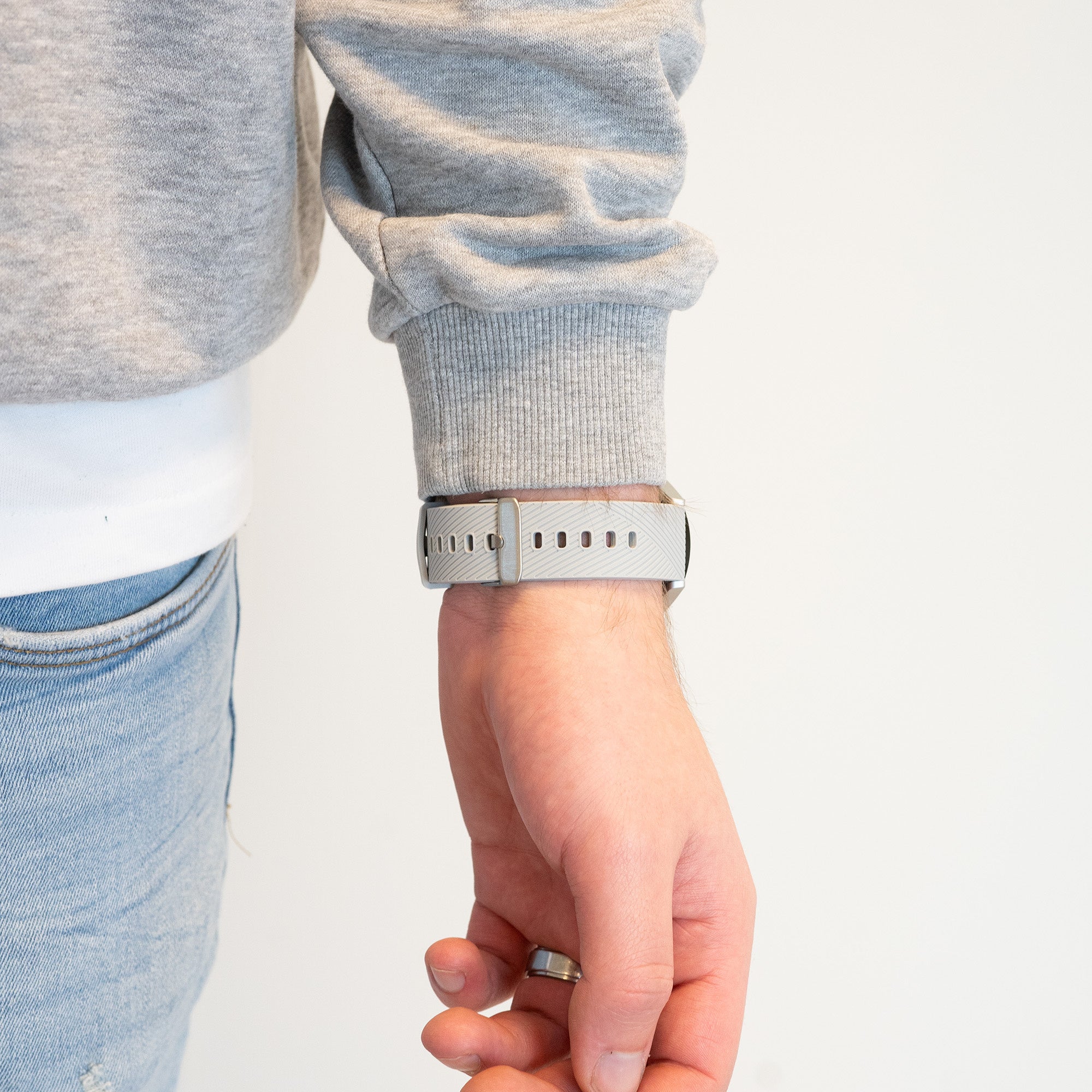 Bandz Coros Pace 2 Silicone Strap 'Deluxe' (Grey)