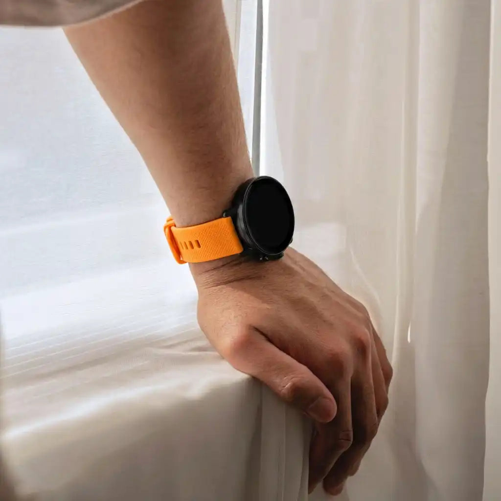 Samsung Galaxy Watch 4 Classic 46mm Luxe Siliconen bandje (oranje)