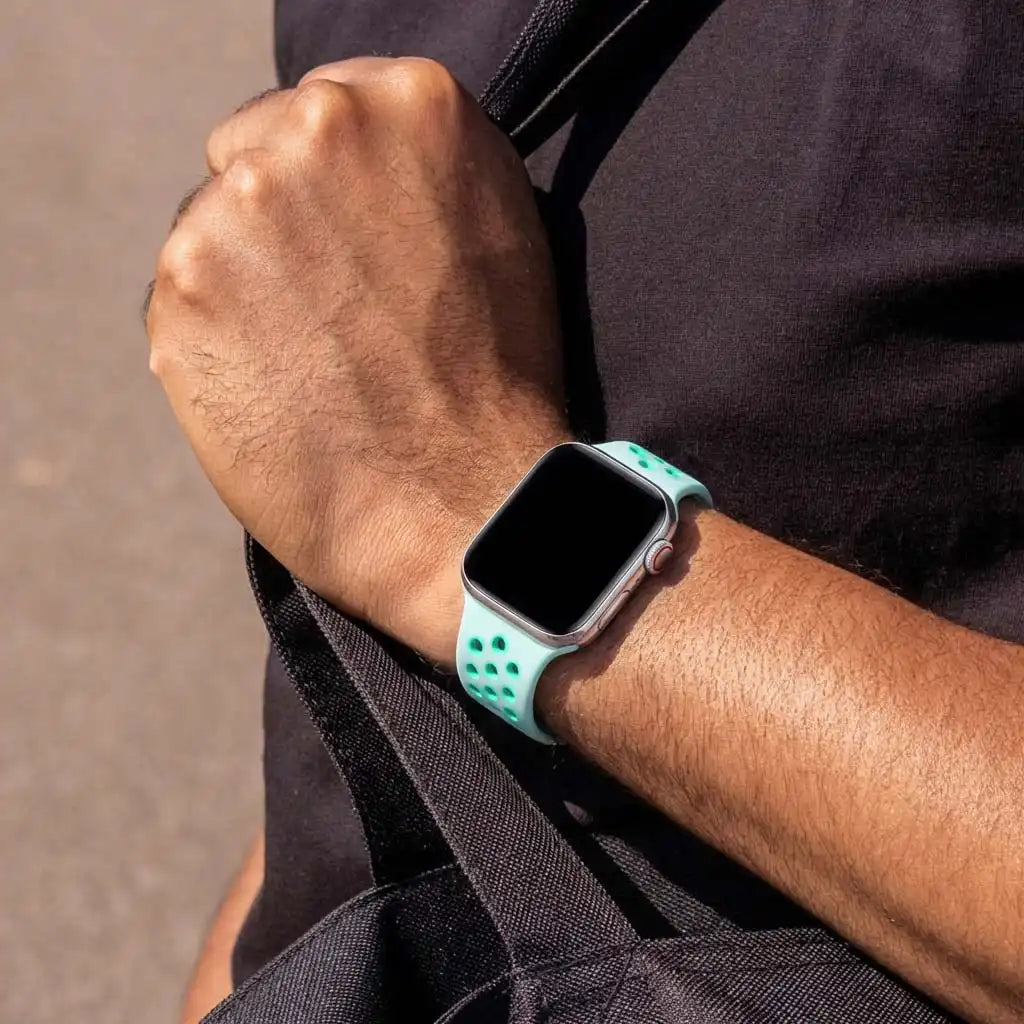 Apple Watch sport bandje (turquoise)