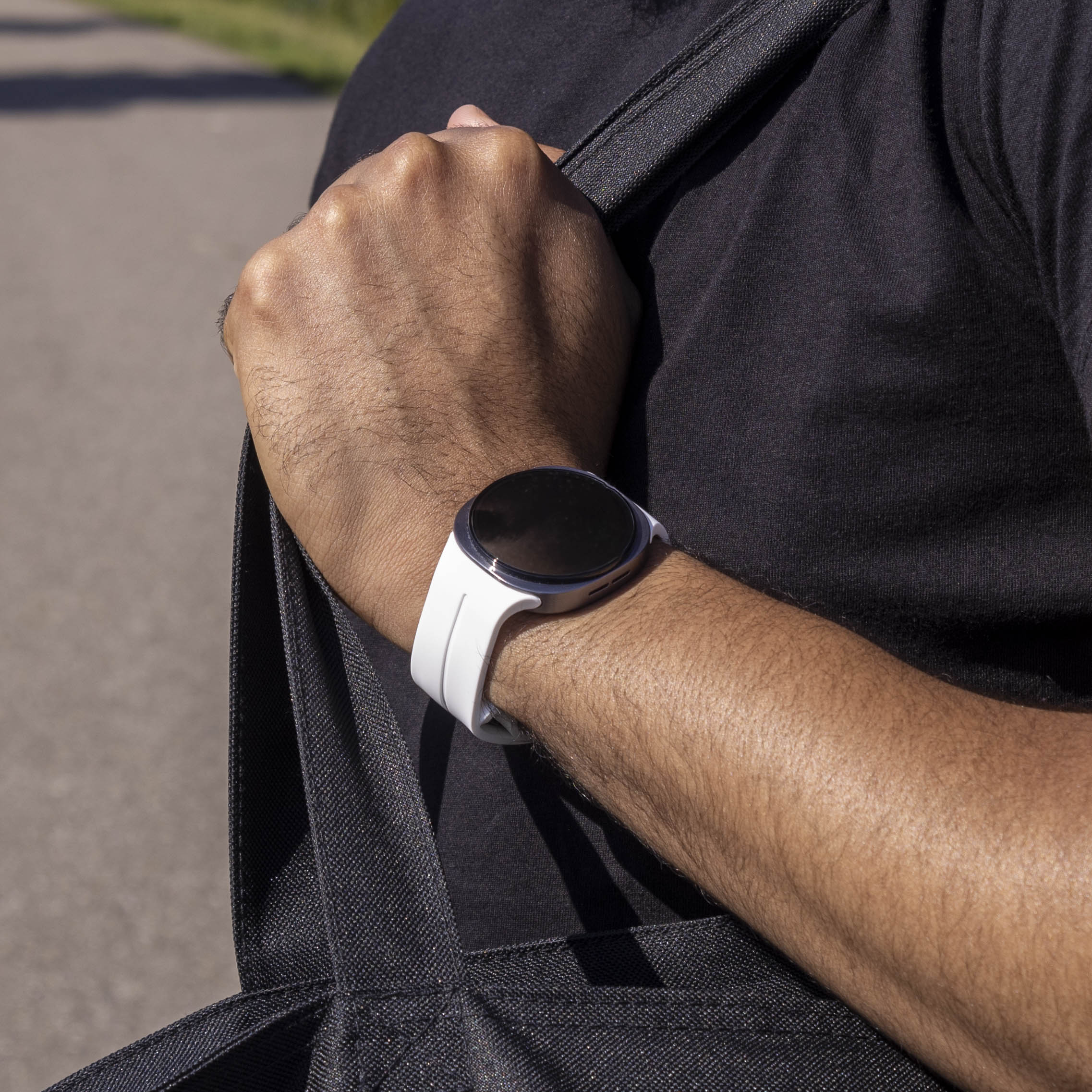 Samsung Galaxy Watch 9 - 40mm sport band met D-buckle (wit)
