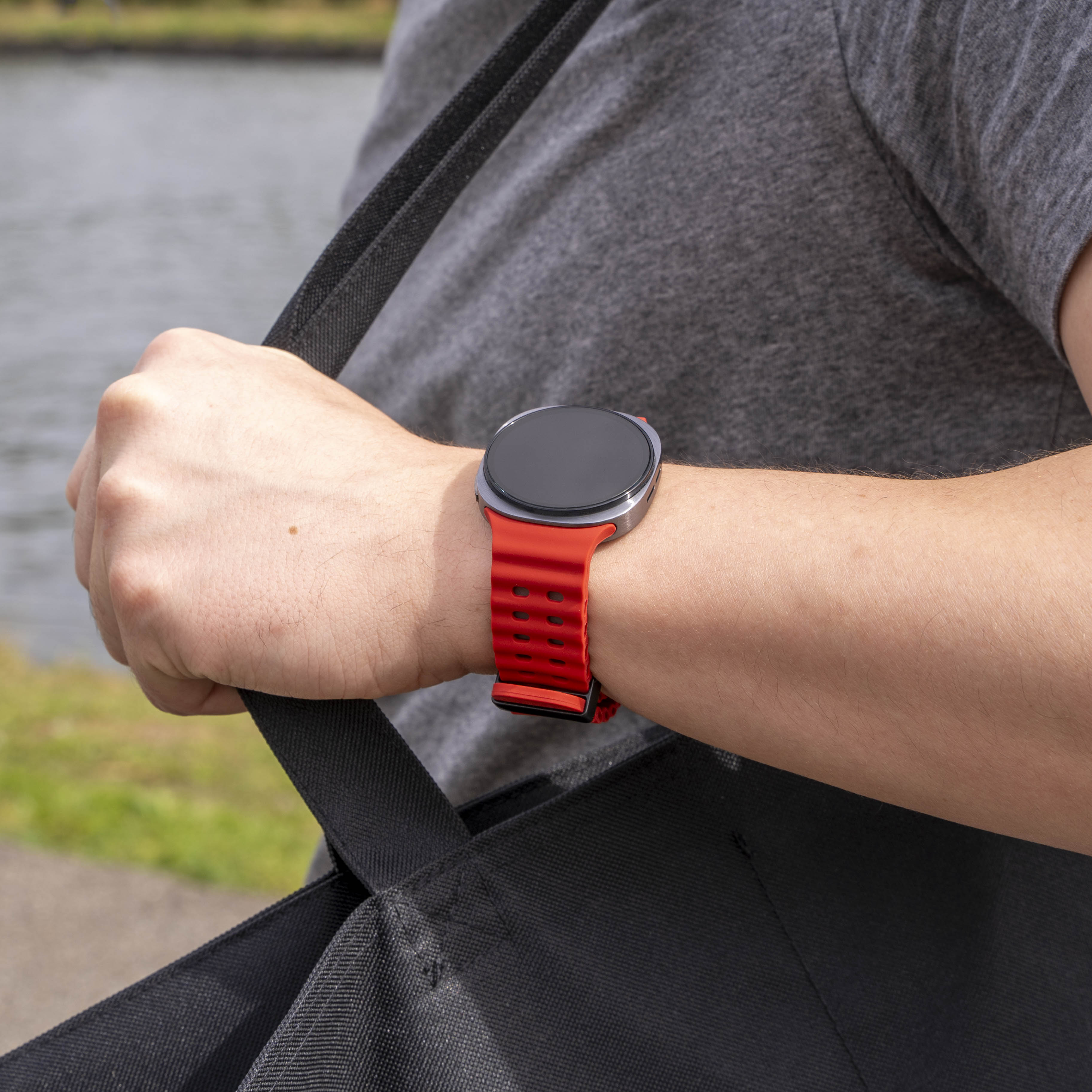 Samsung Galaxy Watch 9 - 40mm Ocean bandje (rood)