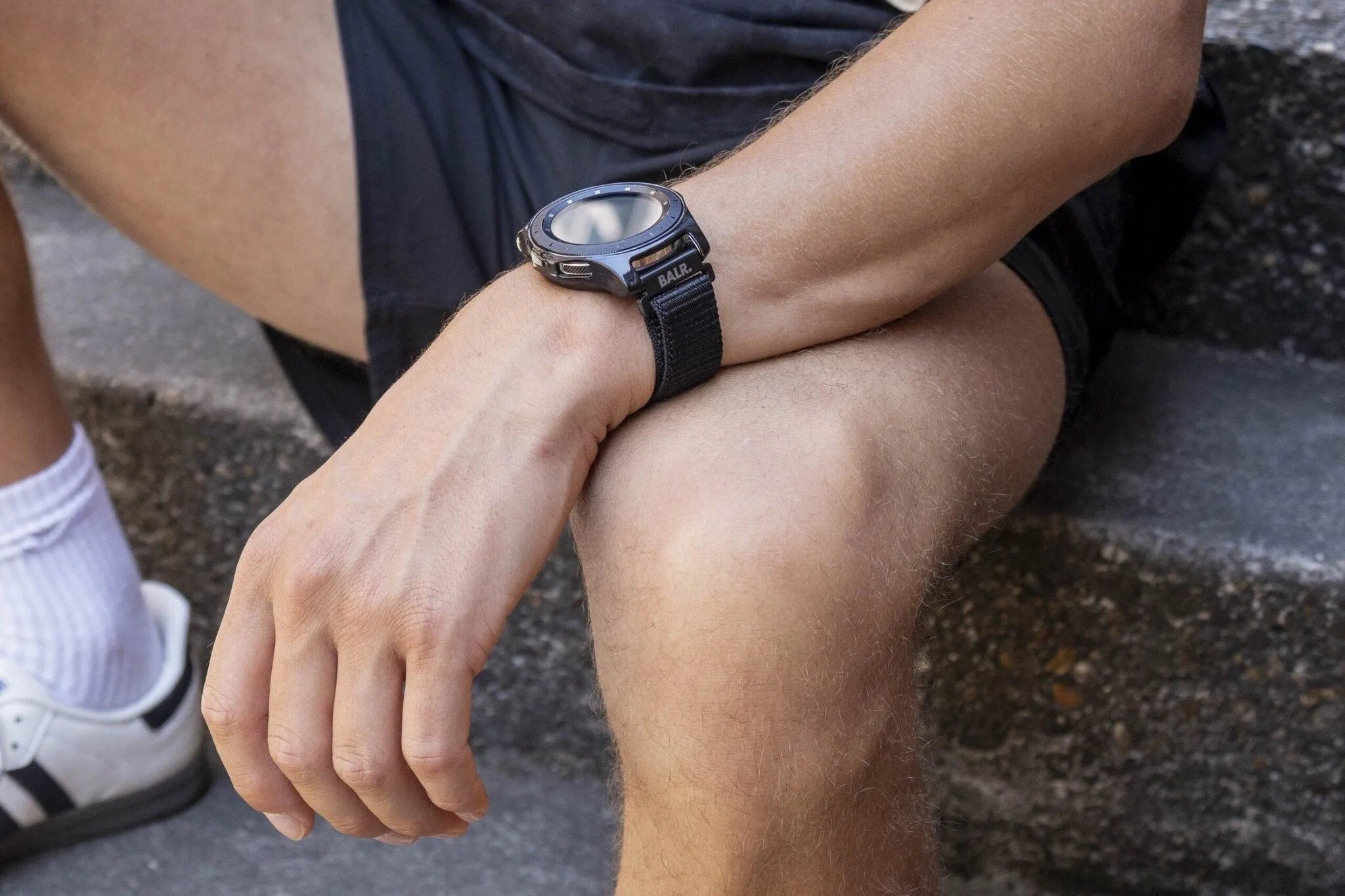 BALR Polar Grit X nylon band (zwart)