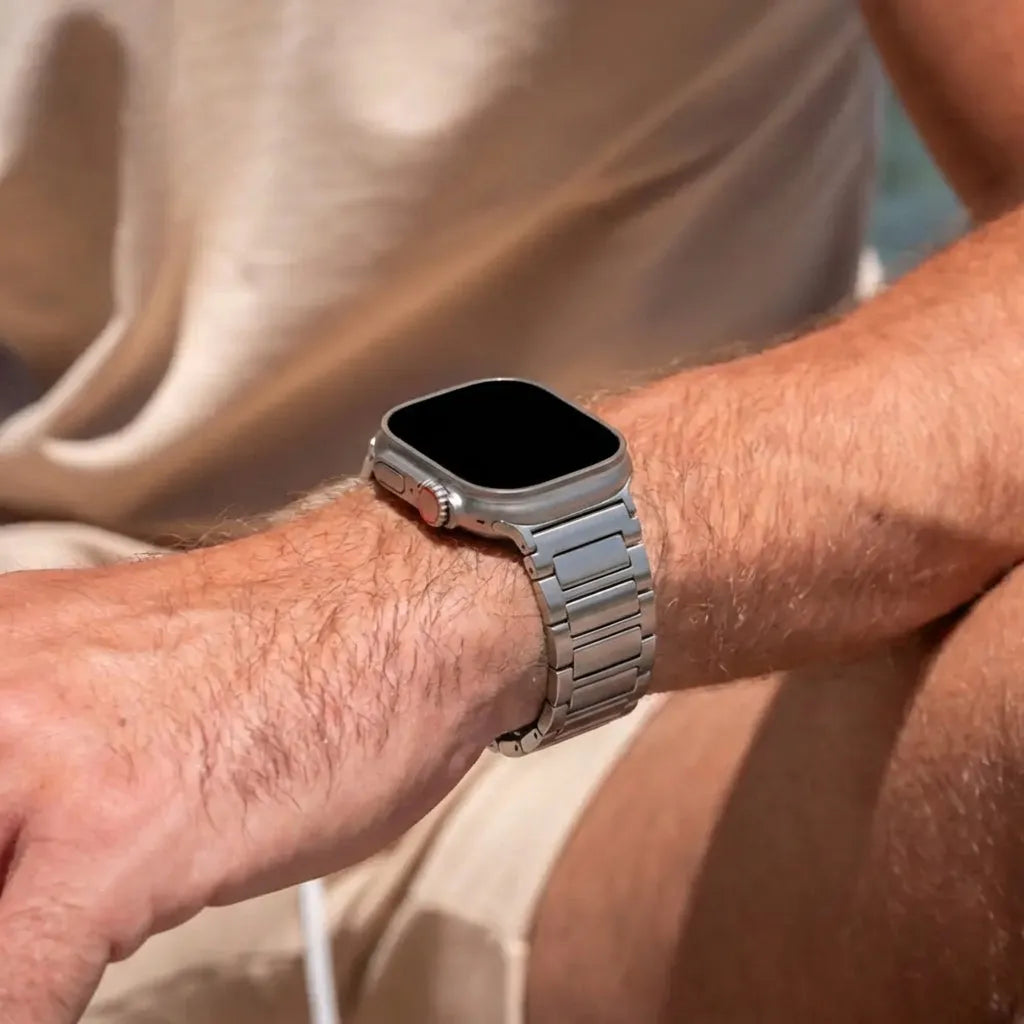 Titanium Strap, silver, lifestyle photo