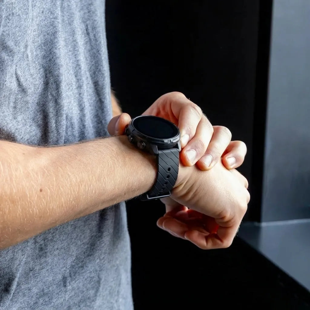 Suunto 9 (Baro) siliconen bandje (zwart)
