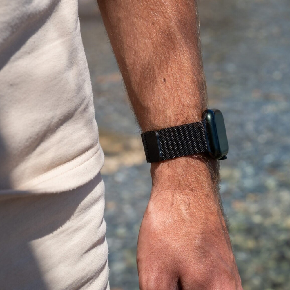 Apple Watch Ultra Milanese band (zwart)