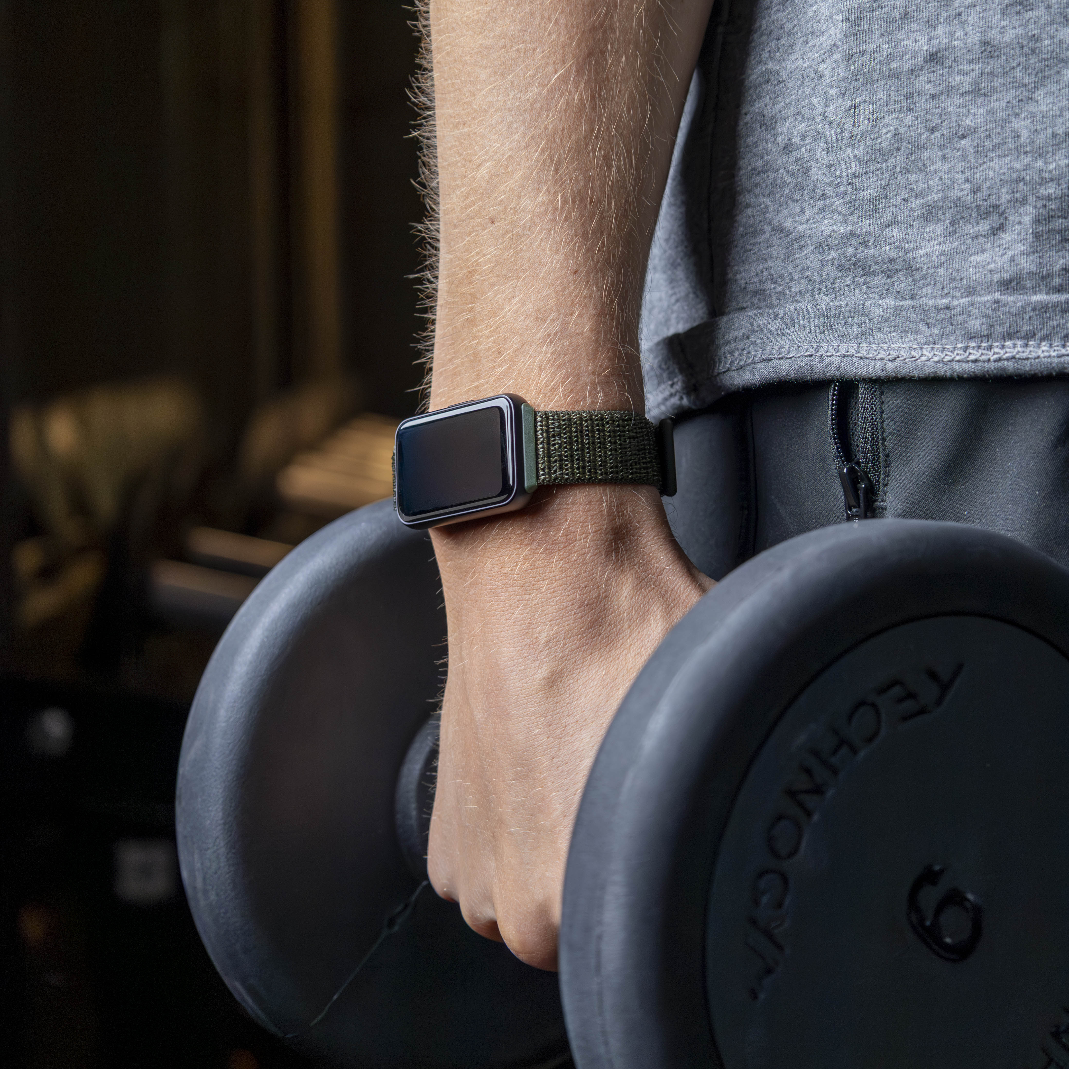Samsung Galaxy Fit 3 nylon bandje (groen)