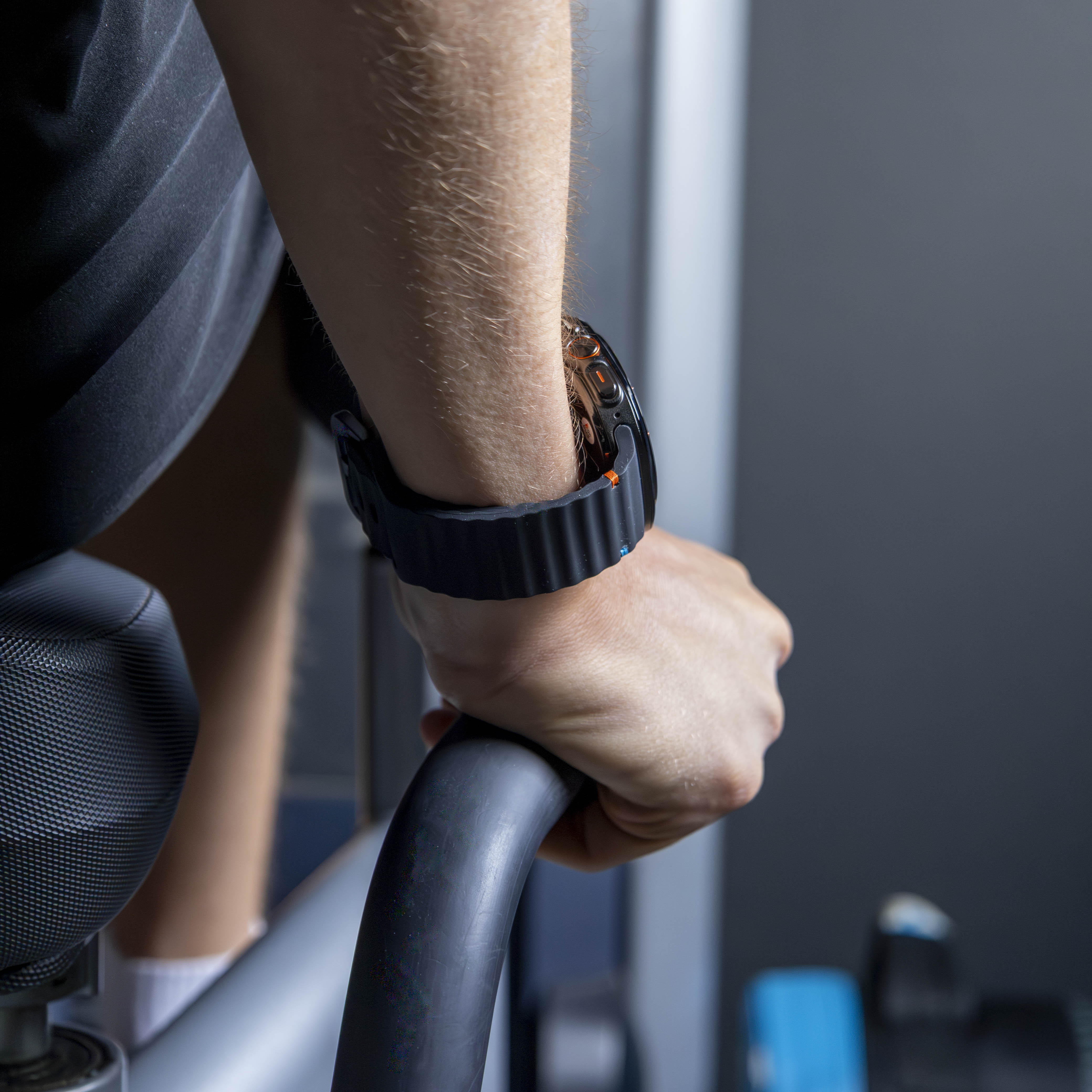 Samsung Galaxy Watch Ultra wave siliconen bandje (zwart)