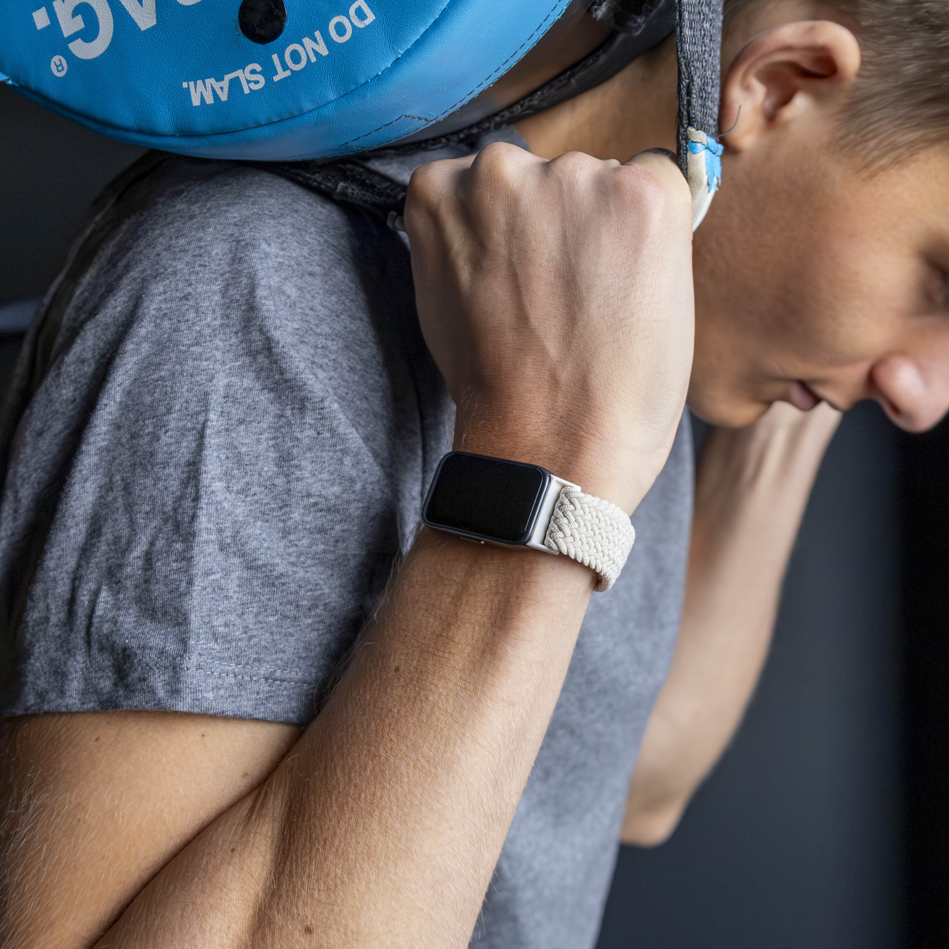 Huawei Band 8 gevlochten bandje (sterrenlicht)