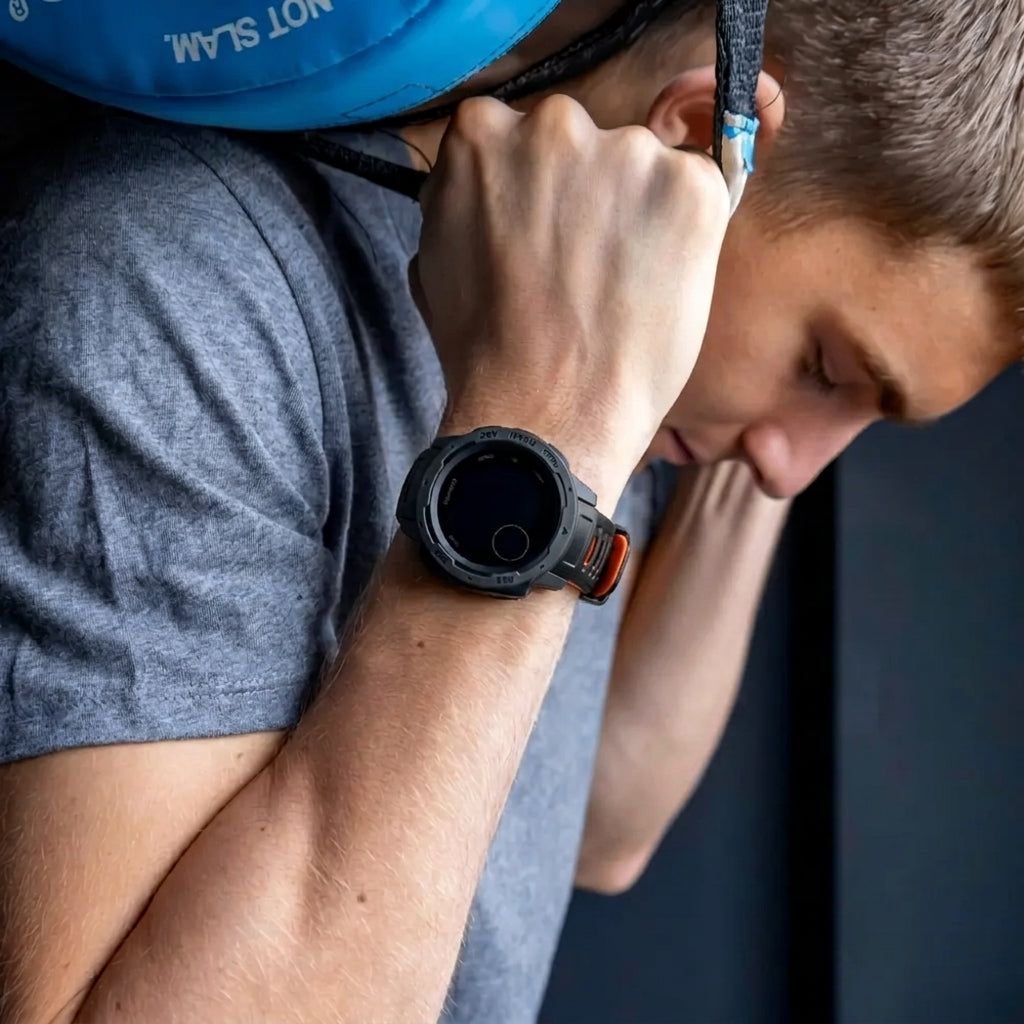 Garmin Instinct 1 / 2 sport bandje (zwart/rood)