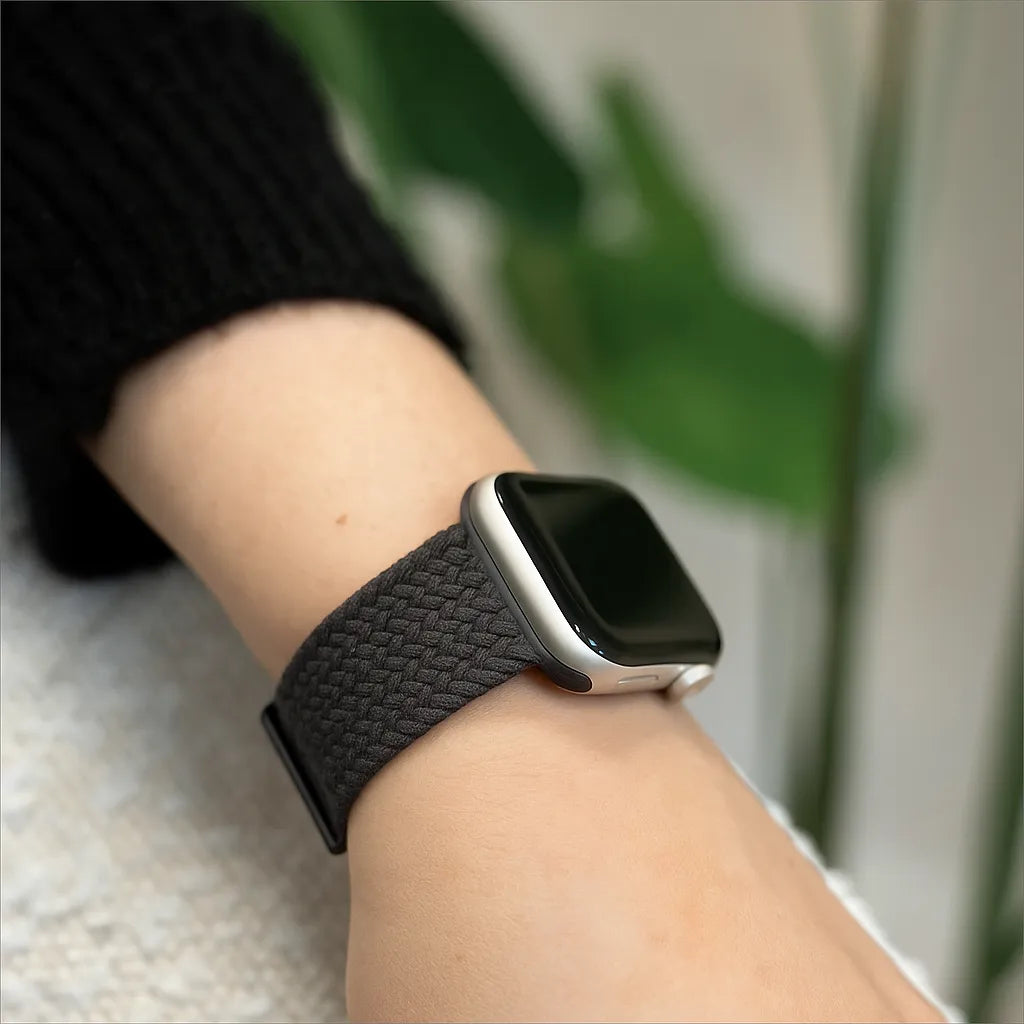 Apple Watch gevlochten bandje (space grey)