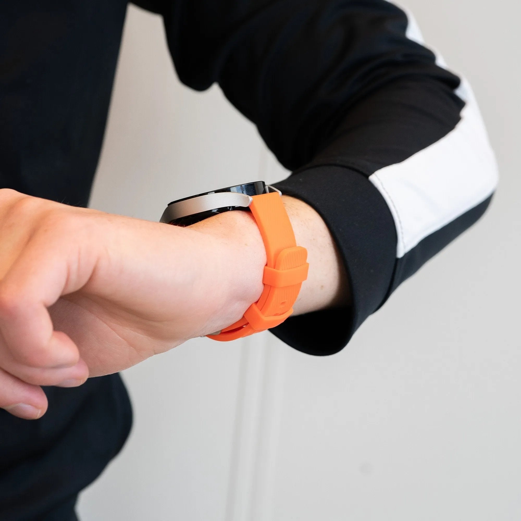 Bandz Suunto Race 2 Silicone Strap 'Deluxe' (Orange)