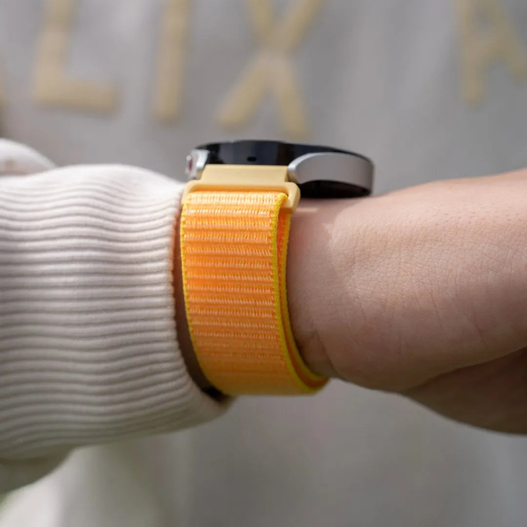 Coros Pace 3 nylon bandje (lichtgeel)
