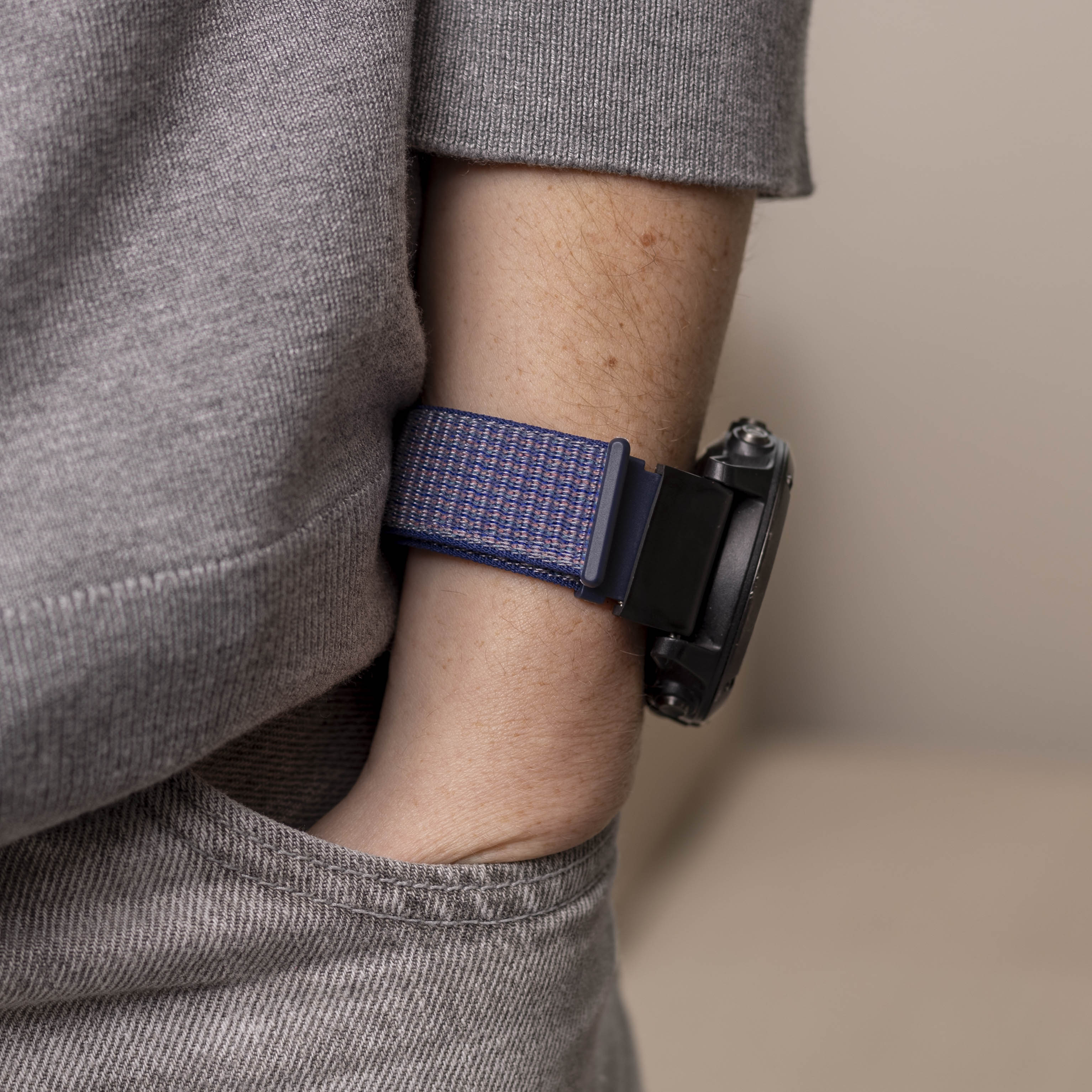 Garmin Instinct 3 - 50mm nylon band (blauw)
