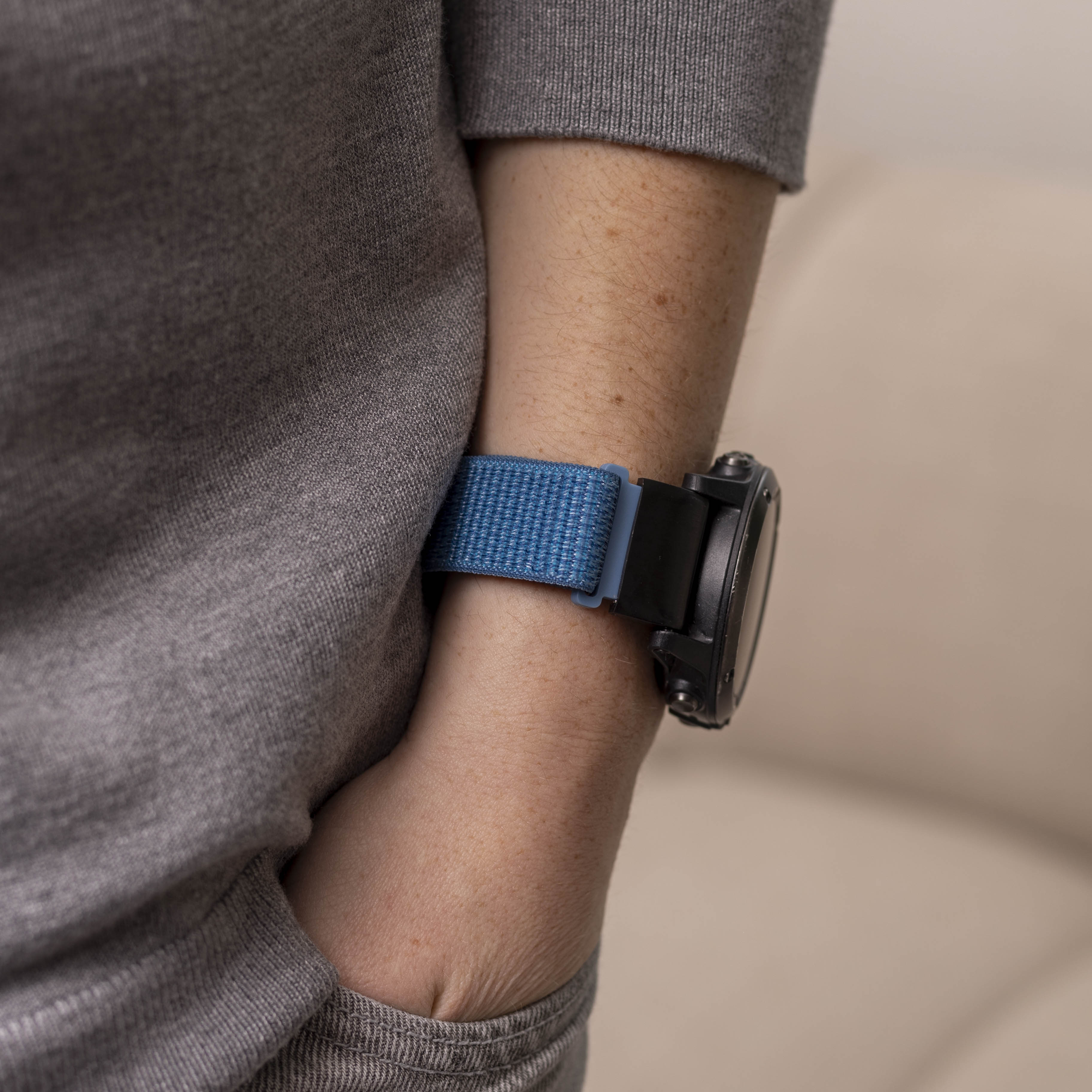 Garmin Enduro 1 / 2 / 3 nylon band (lichtblauw)