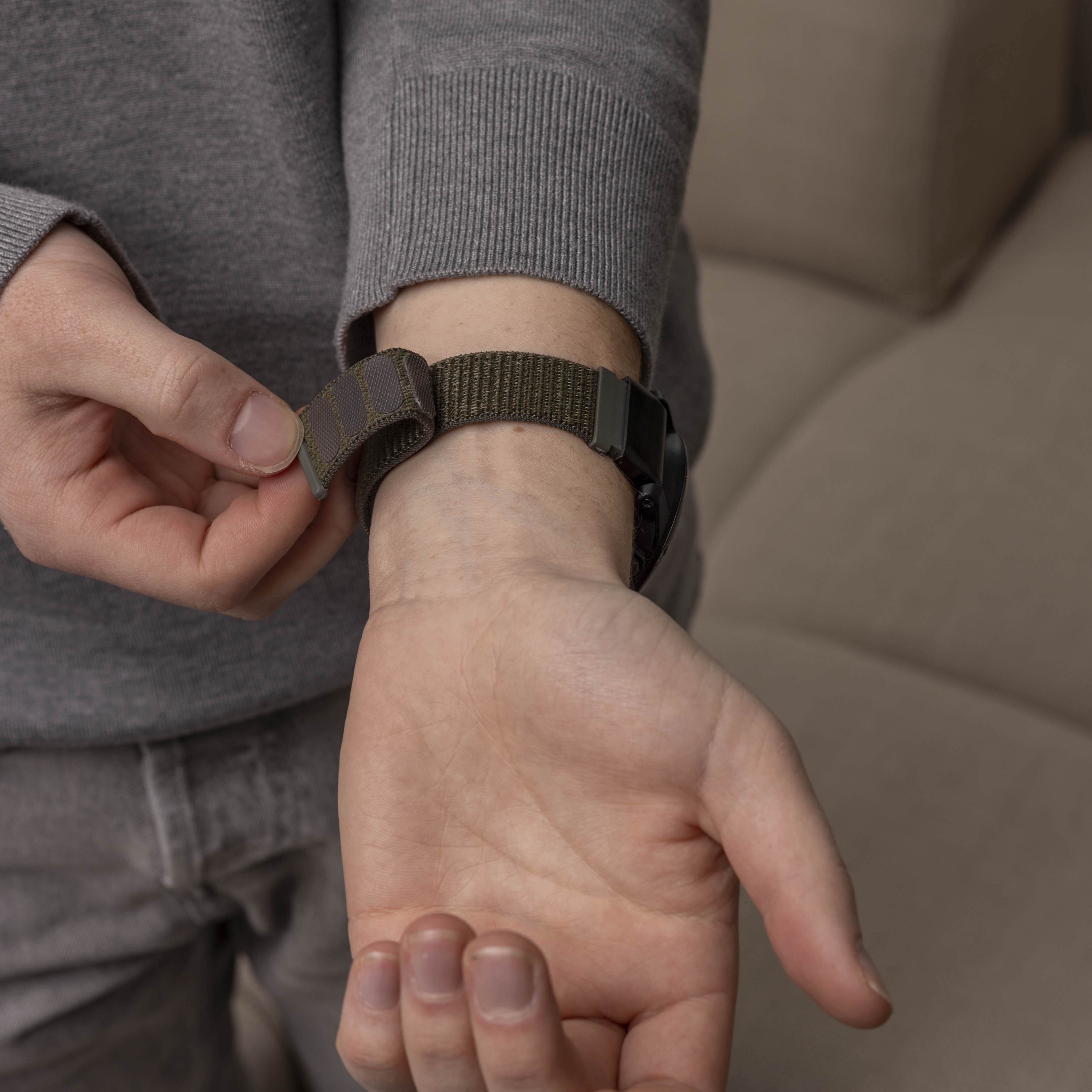 Garmin Instinct 3 - 50mm nylon band (legergroen)