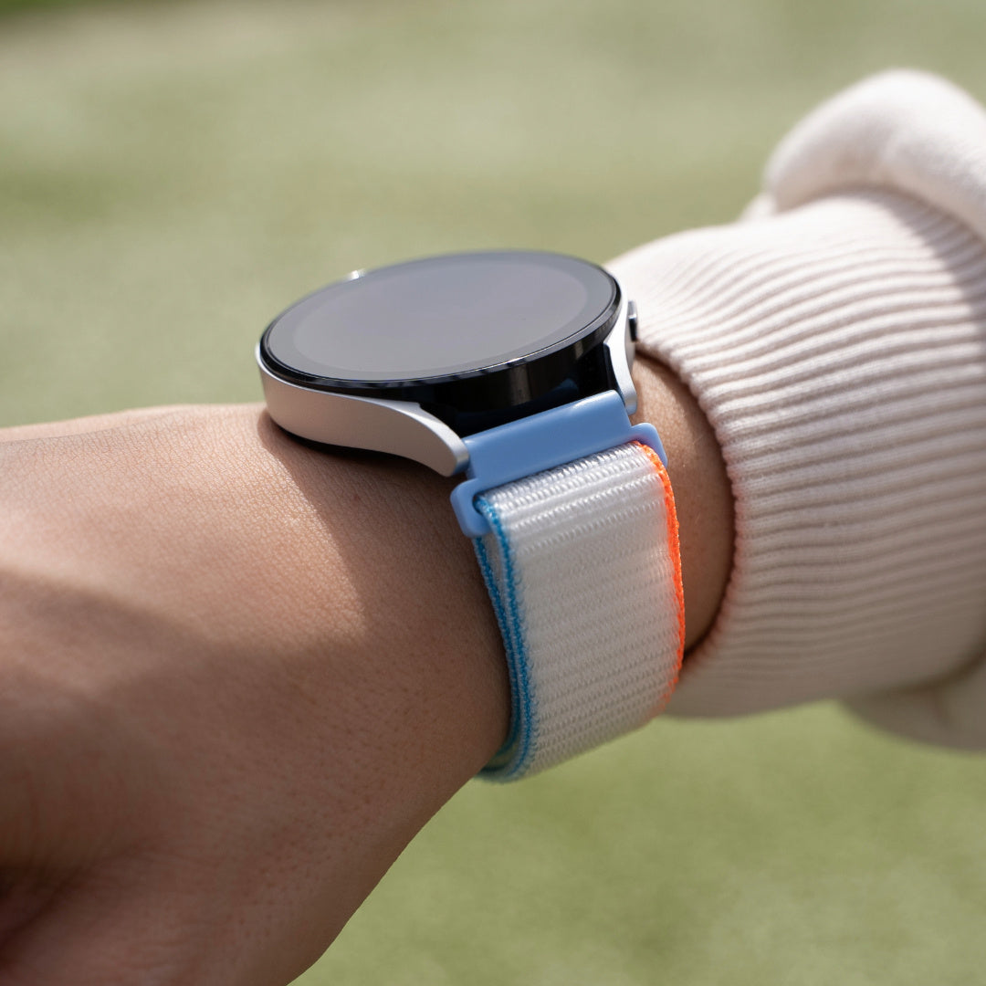 Withings Steel HR - 40mm nylon bandje (milk white)