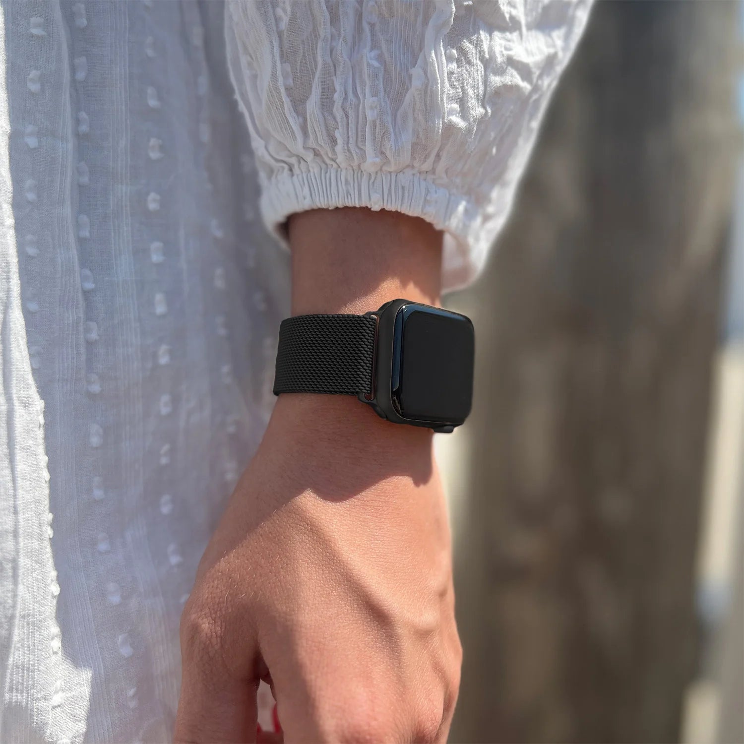 Apple Watch Ultra Milanees bandje (zwart)