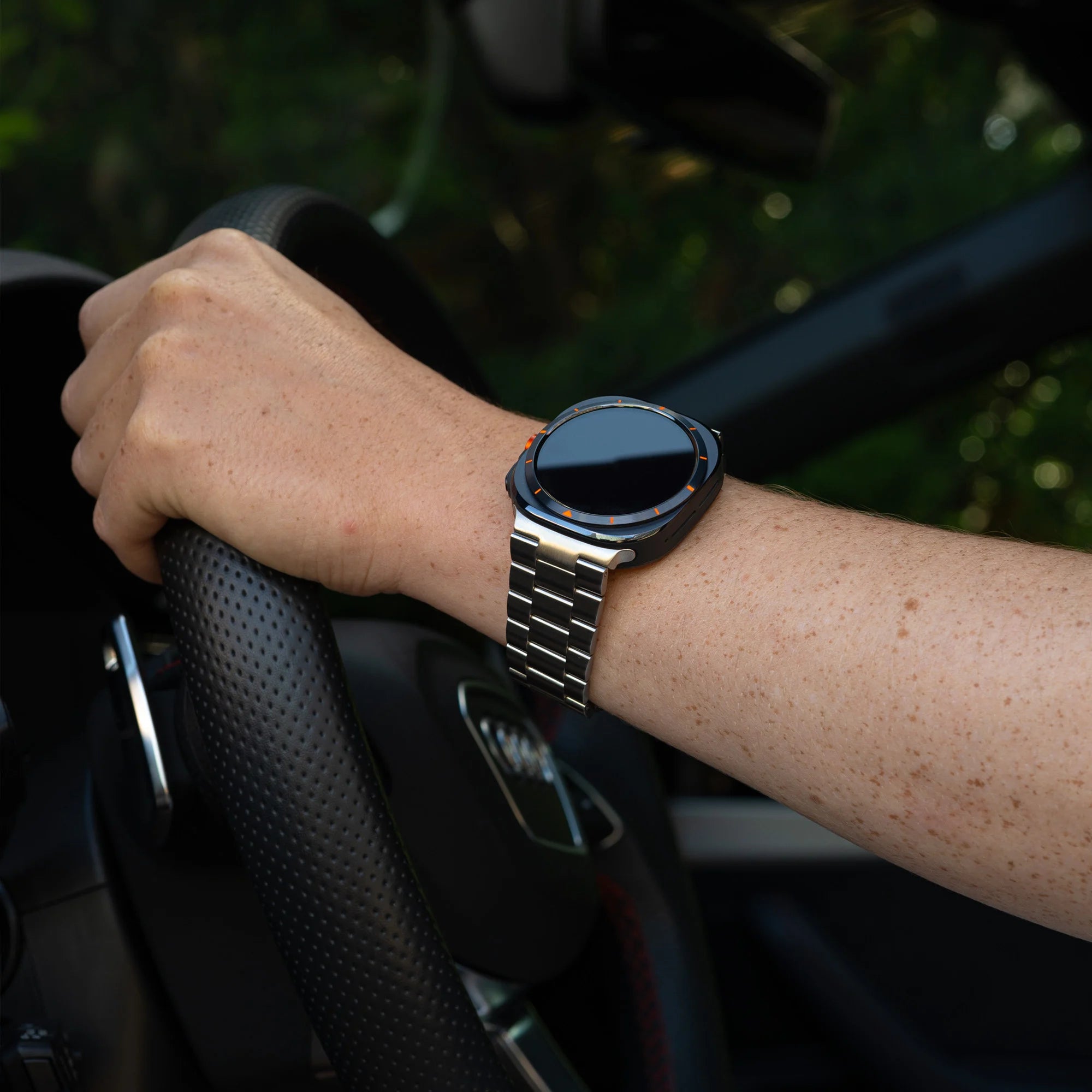 Samsung Galaxy Watch Ultra stalen band (zilver)