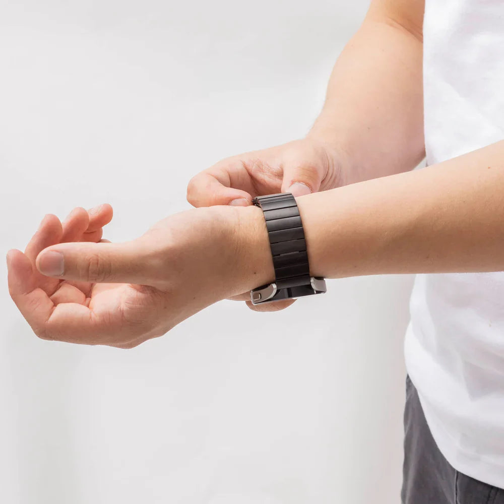 Withings ScanWatch 2 - 42mm metalen bandje (zwart)