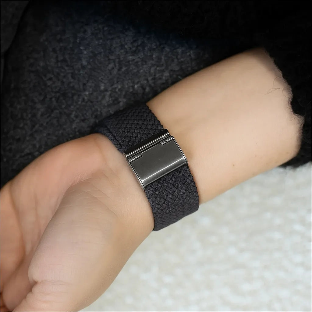 Apple Watch gevlochten bandje (space grey)