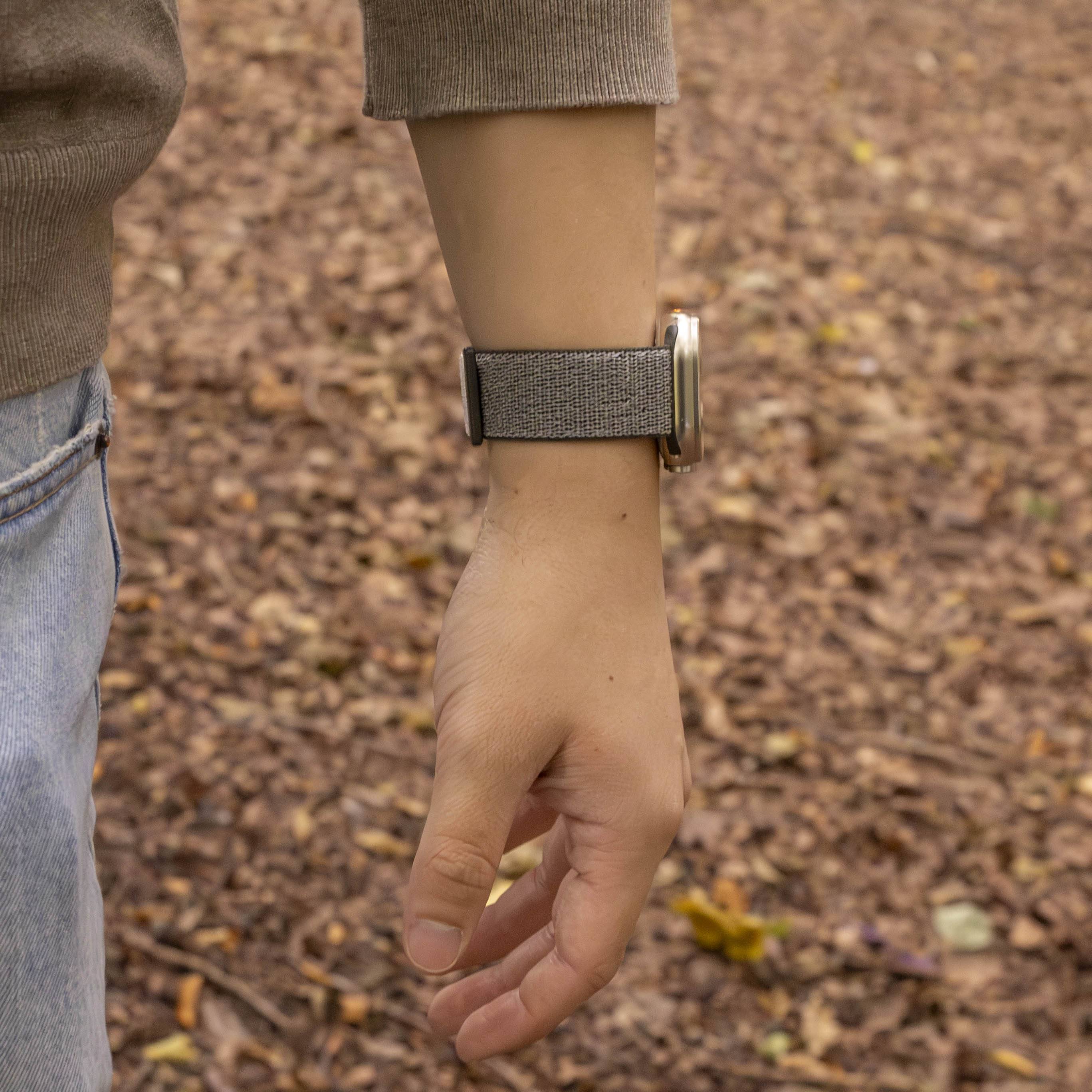 Apple Watch Ultra nylon band (groen)