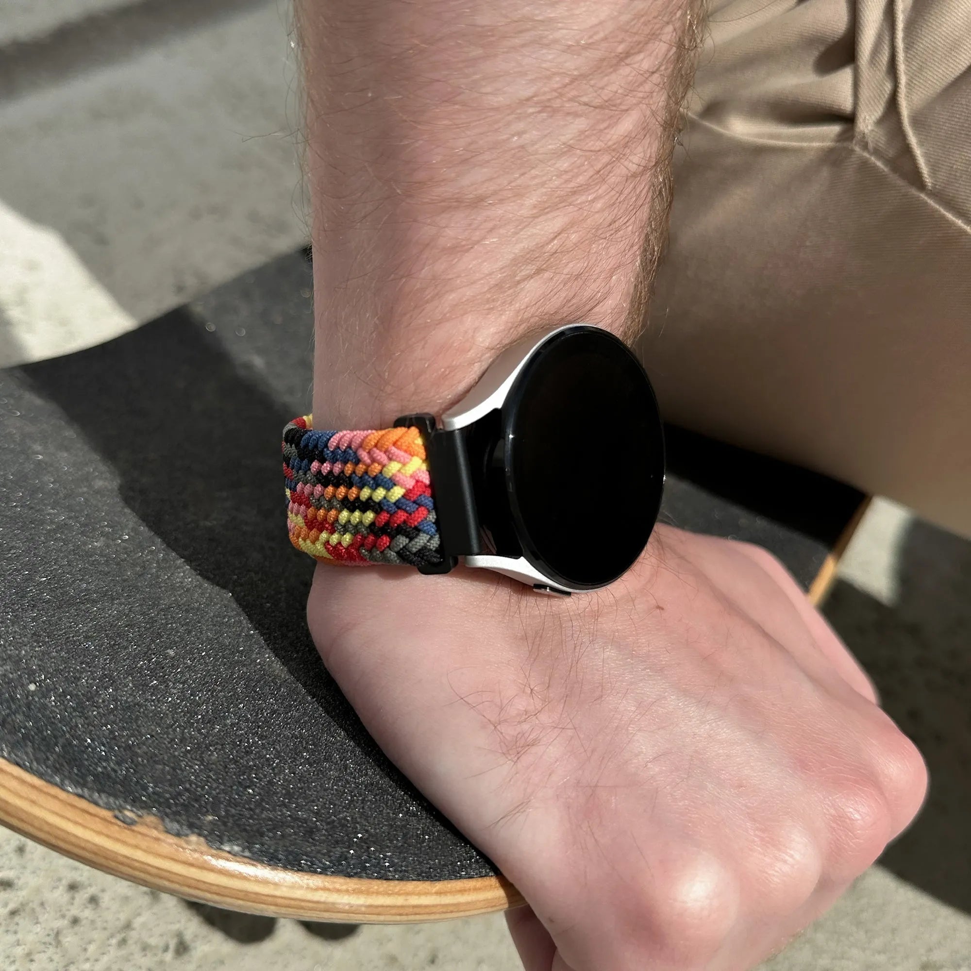Coros Apex 42mm verstelbaar geweven bandje (multicolour)