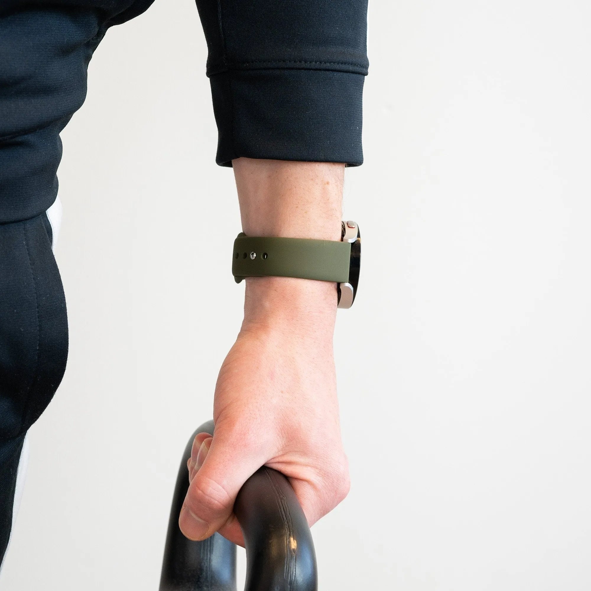Bandz Coros Apex 2 sport band 'Deluxe' (olijfgroen)