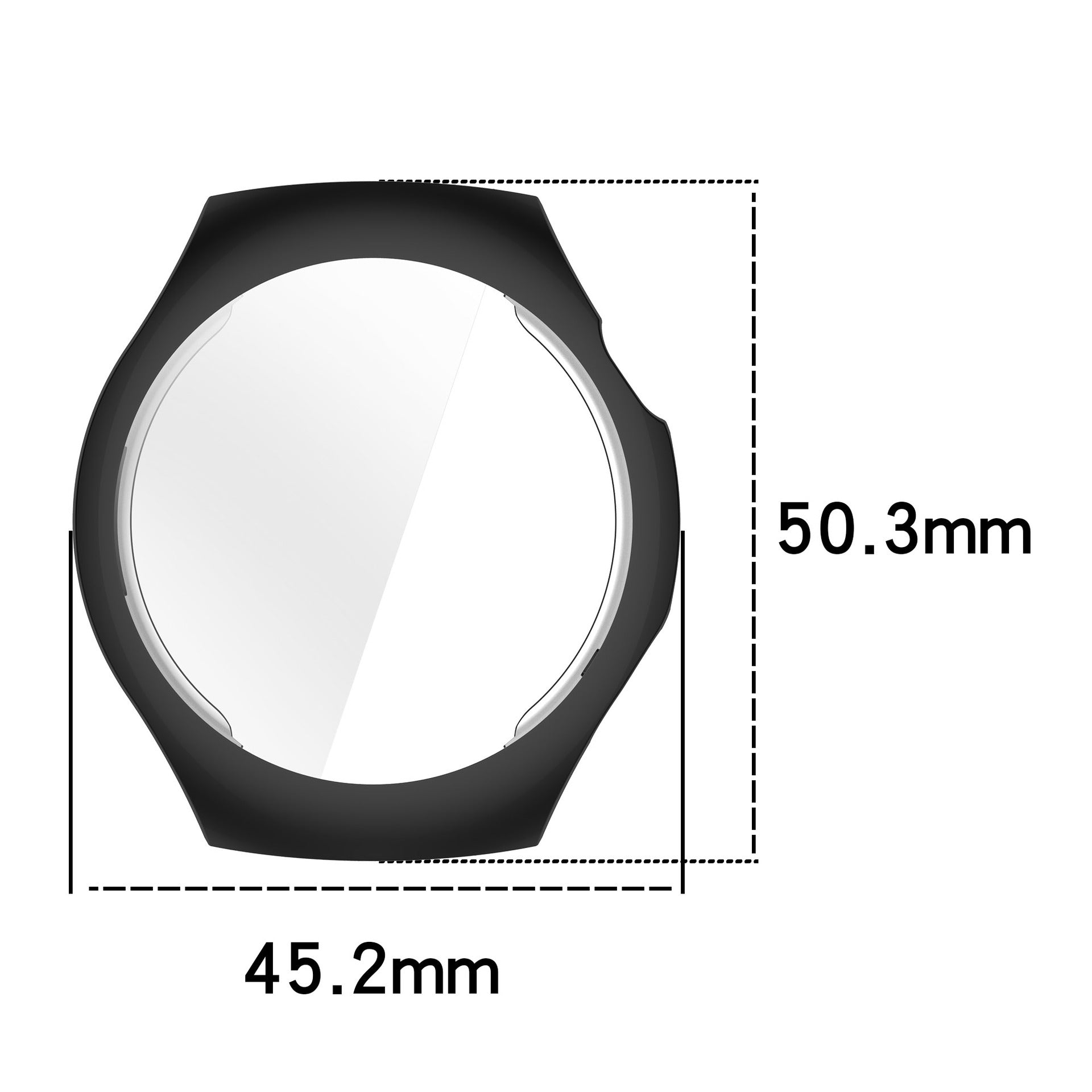 Huawei Watch 5 - 42mm TPU case (lichtgoud)