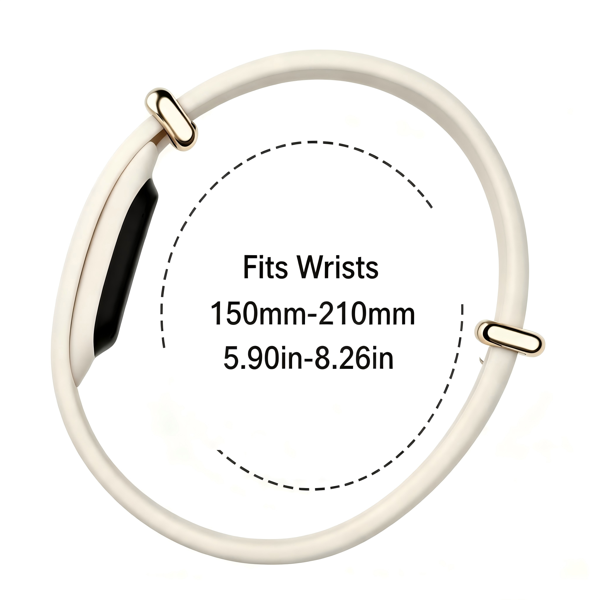 Fitbit Air siliconen bandje (beige)