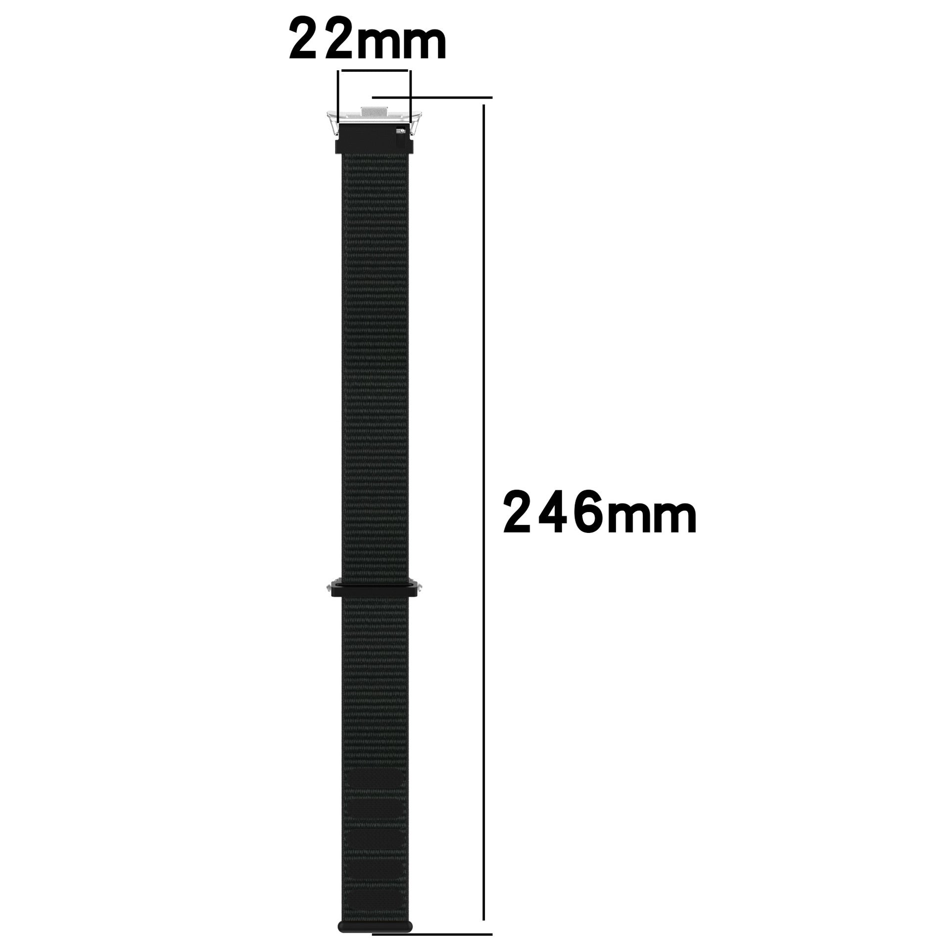 Redmi Watch 5 nylon band (zwart)