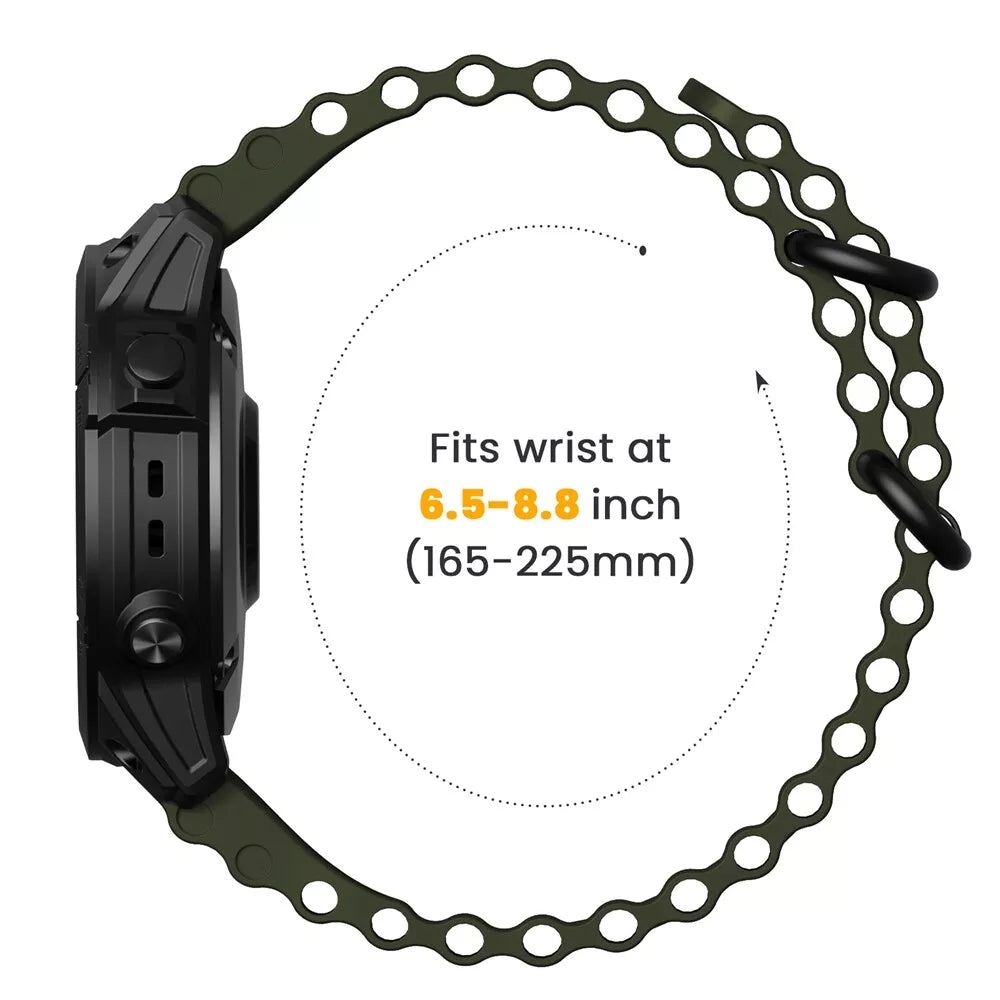 Garmin MARQ Ocean band (legergroen)