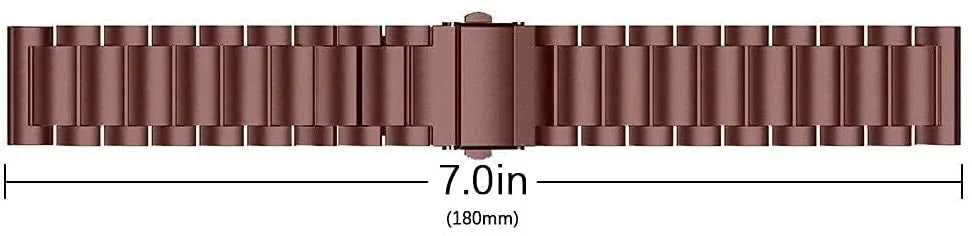 Amazfit Bip U (Pro) stalen band (brons-bruin)