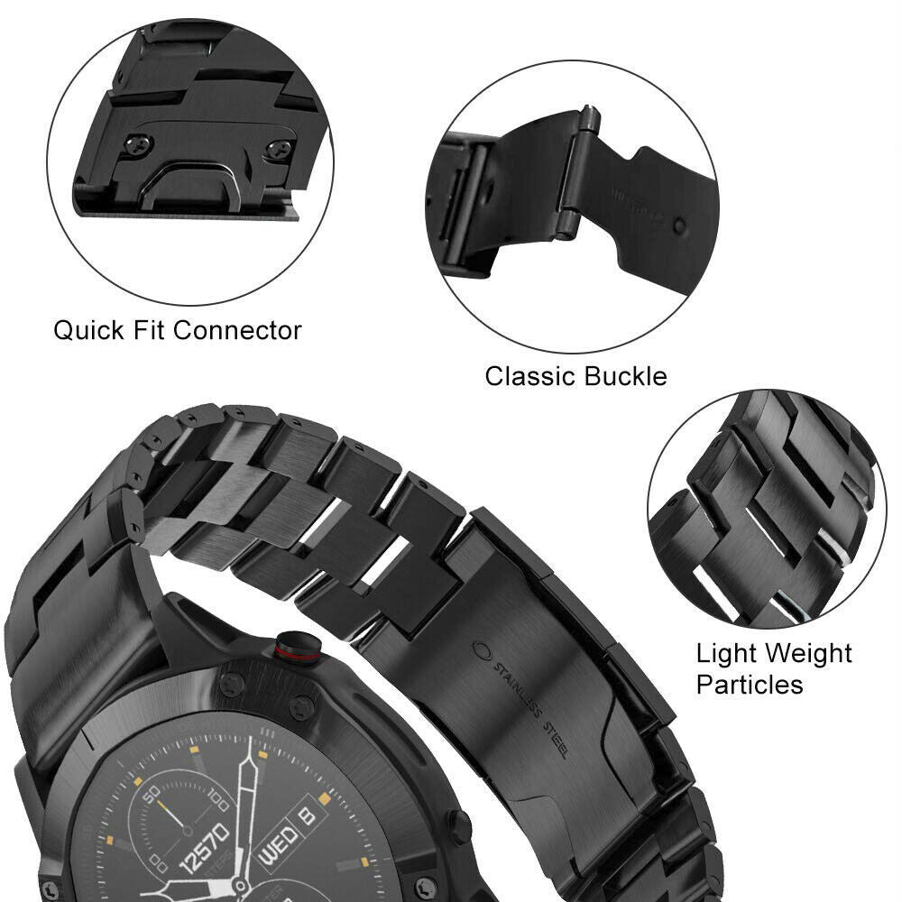 Garmin D2 Delta PX Titanium Strap (Black)