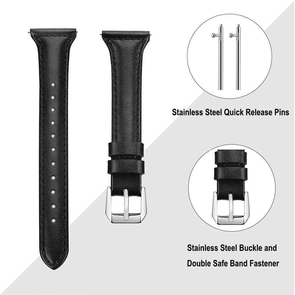 Huawei Watch GT 6 - 41mm leren band (zwart)