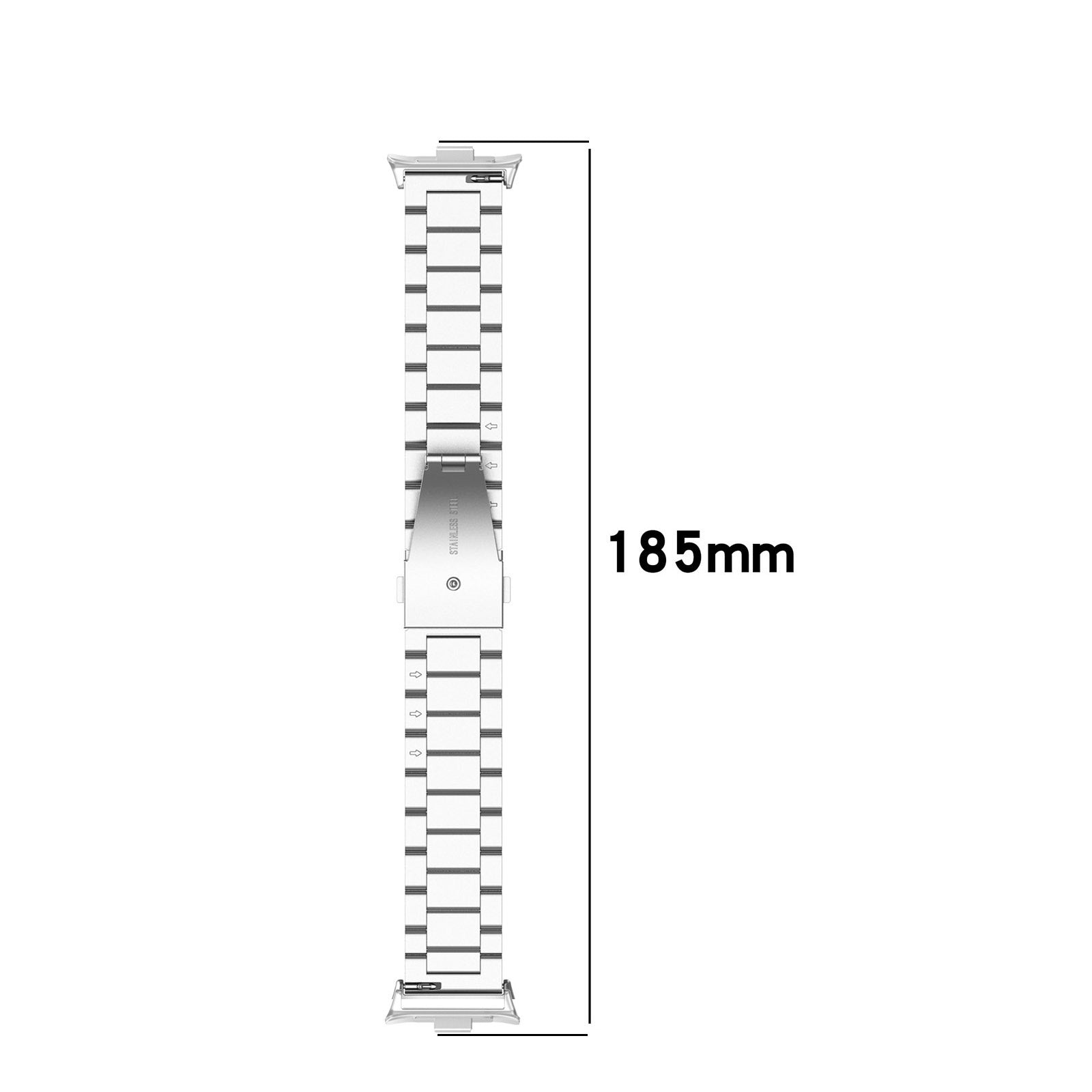Xiaomi Smart Band 10 Pro stalen band (zilver)