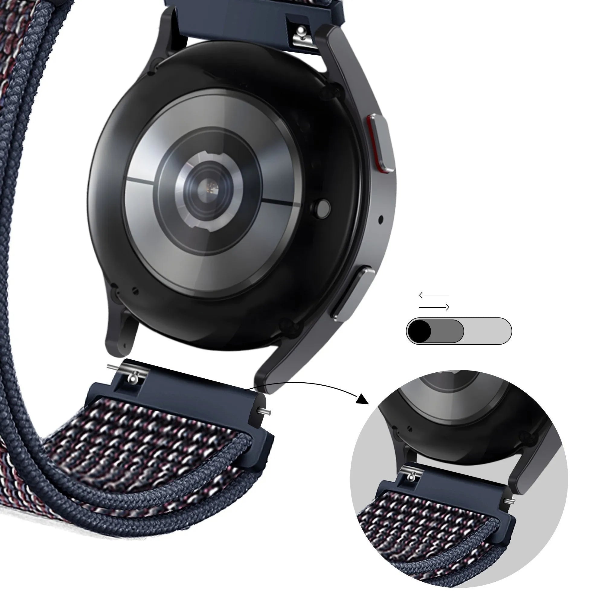 Bandz Suunto Run nylon loop band (indigo)