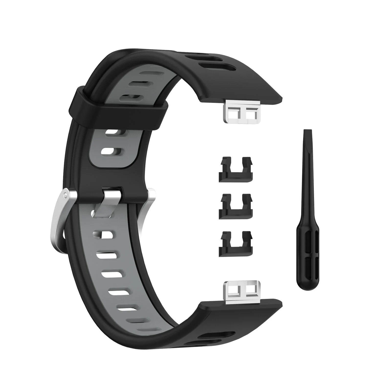 Huawei Watch Fit SE sport gesp bandje (zwart/grijs)