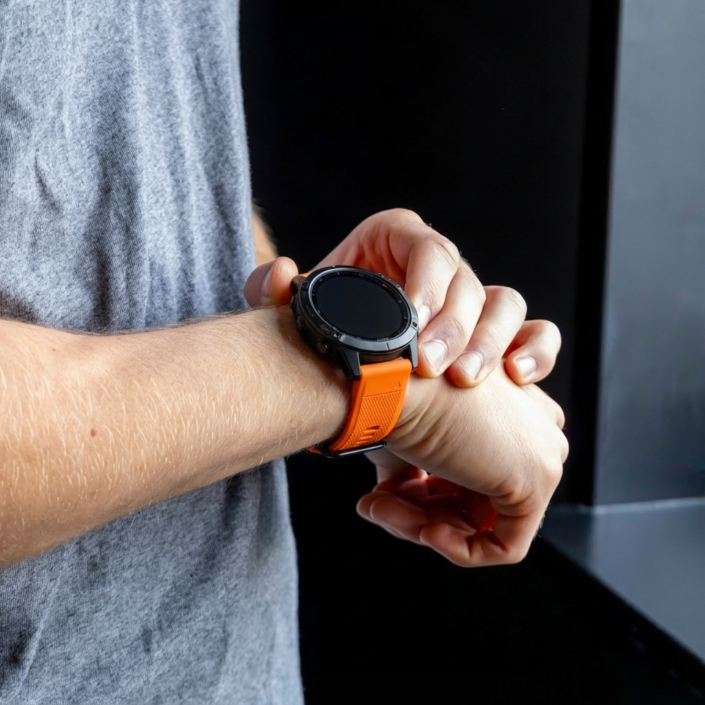 Garmin MARQ siliconen bandje (oranje)