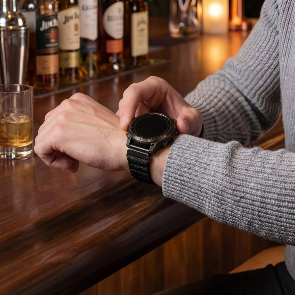 Garmin Instinct 2 Alpine band (zwart)