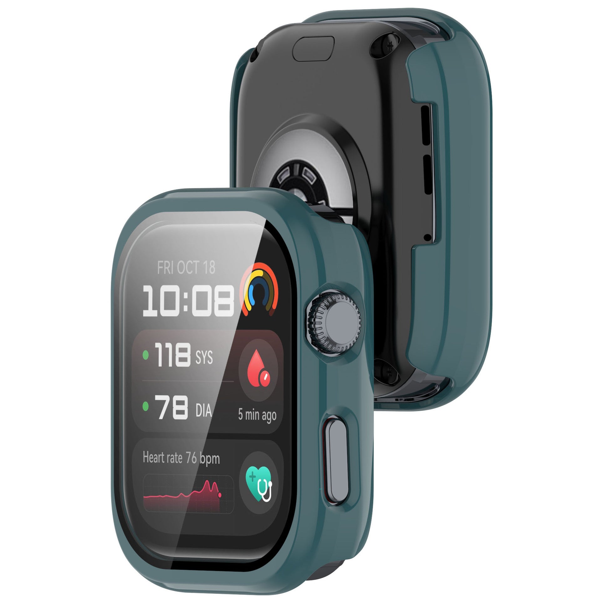 Huawei Watch D2 hard case met glas (groen)