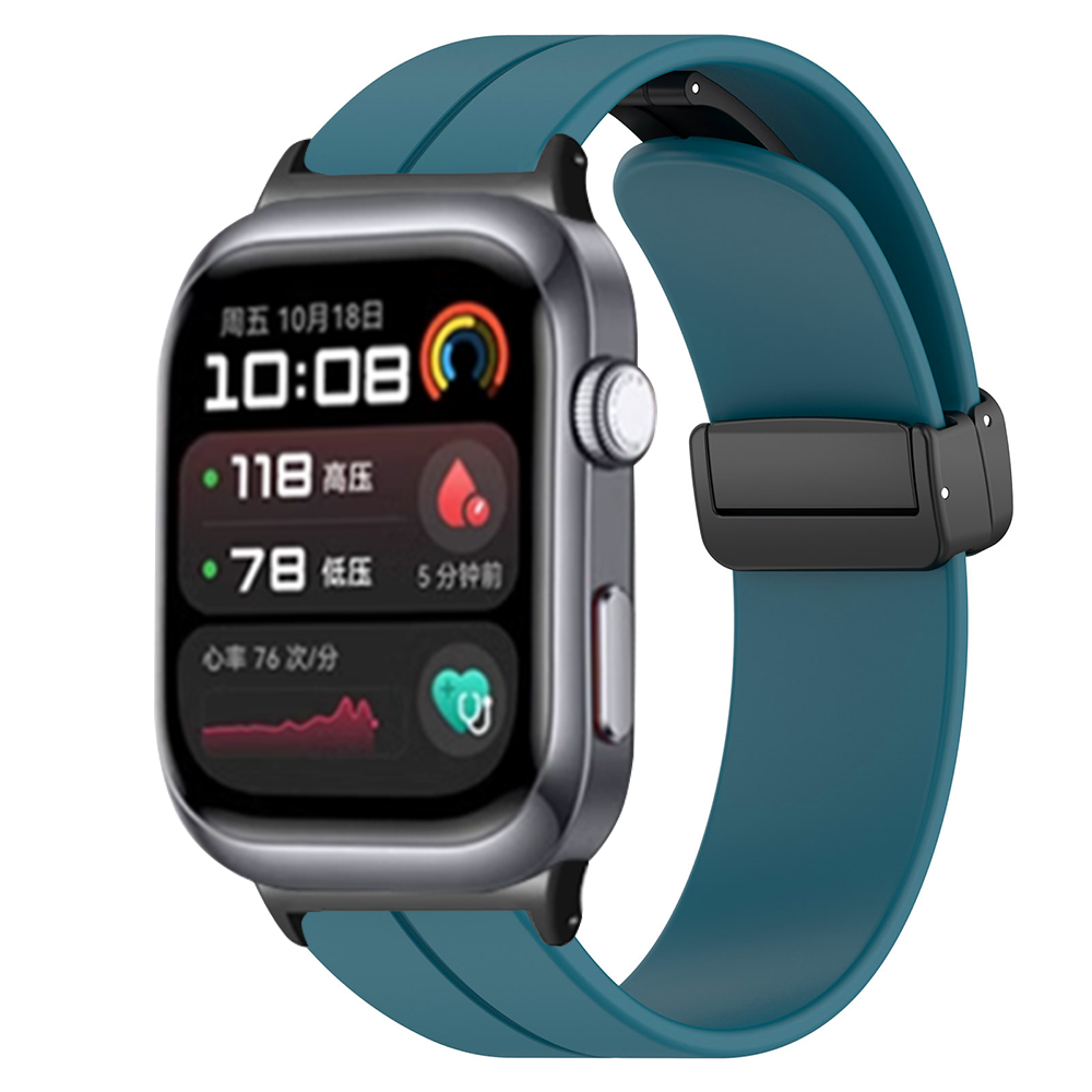 Huawei Watch D2 siliconen bandje met D-buckle (grijsblauw)