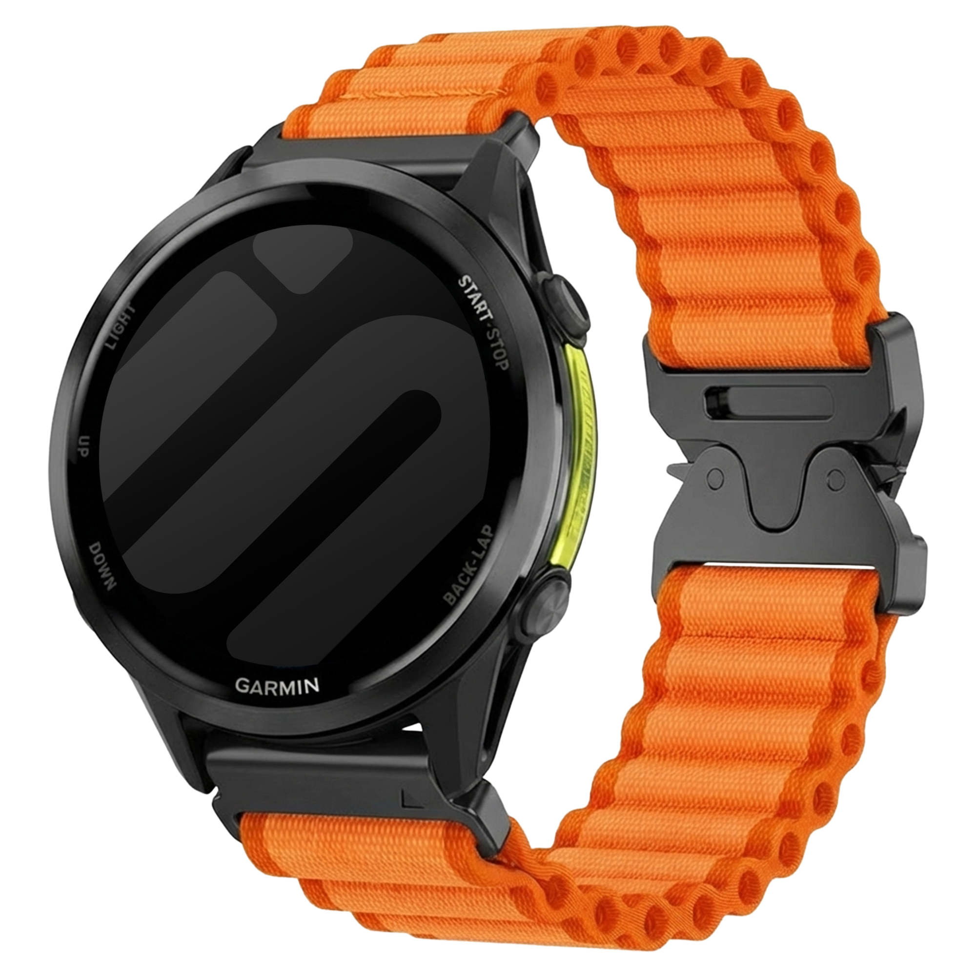 Garmin Fenix 5 / 6 outdoor nylon bandje (oranje)