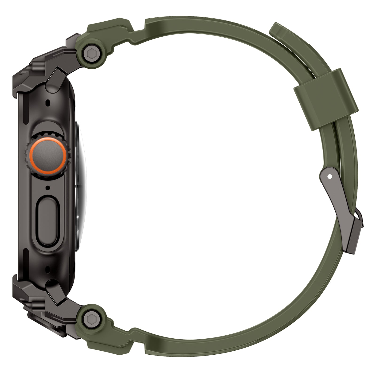 Apple Watch 'Four Claw' siliconen band (groen)