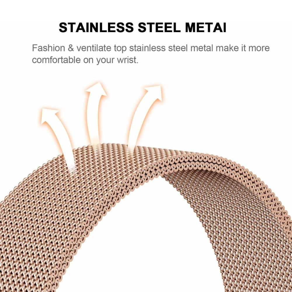 Amazfit GTS 3 Milanese Strap (Rose Gold)