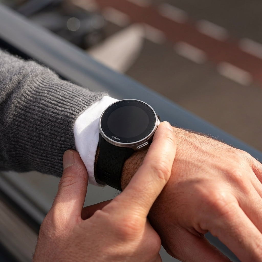 Polar Vantage V siliconen bandje (zwart)