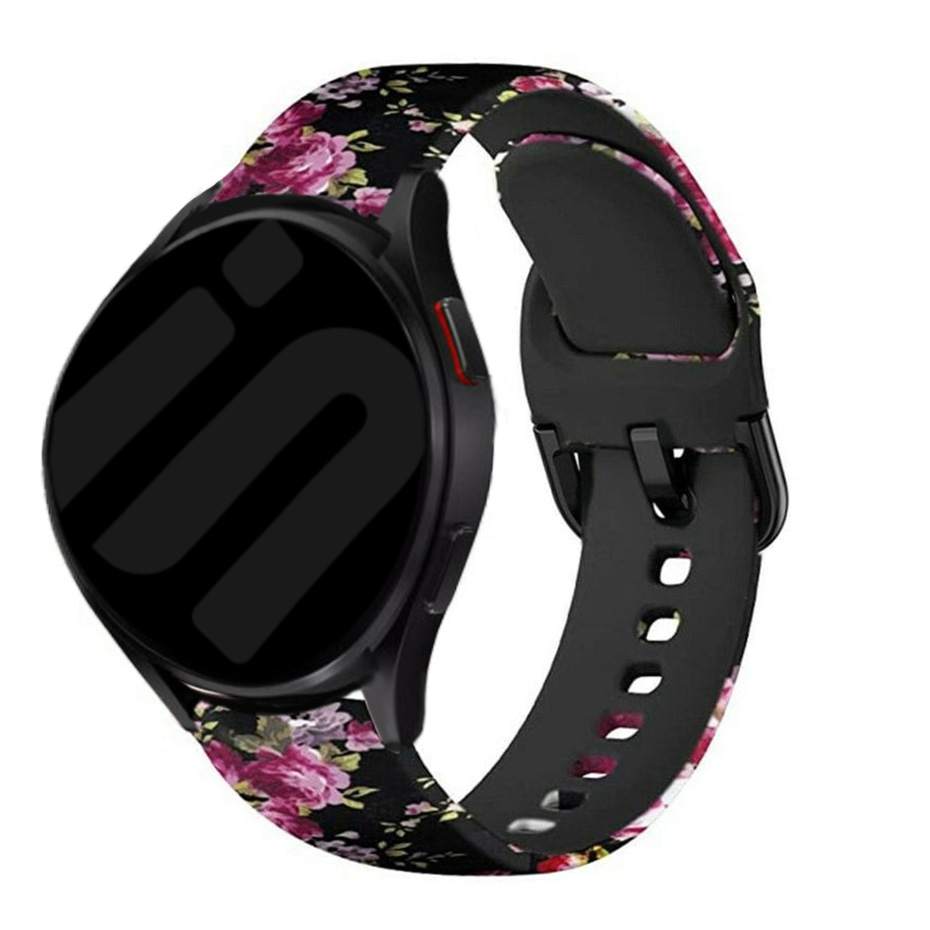 Pink Flower Withings Steel HR Sport bandje